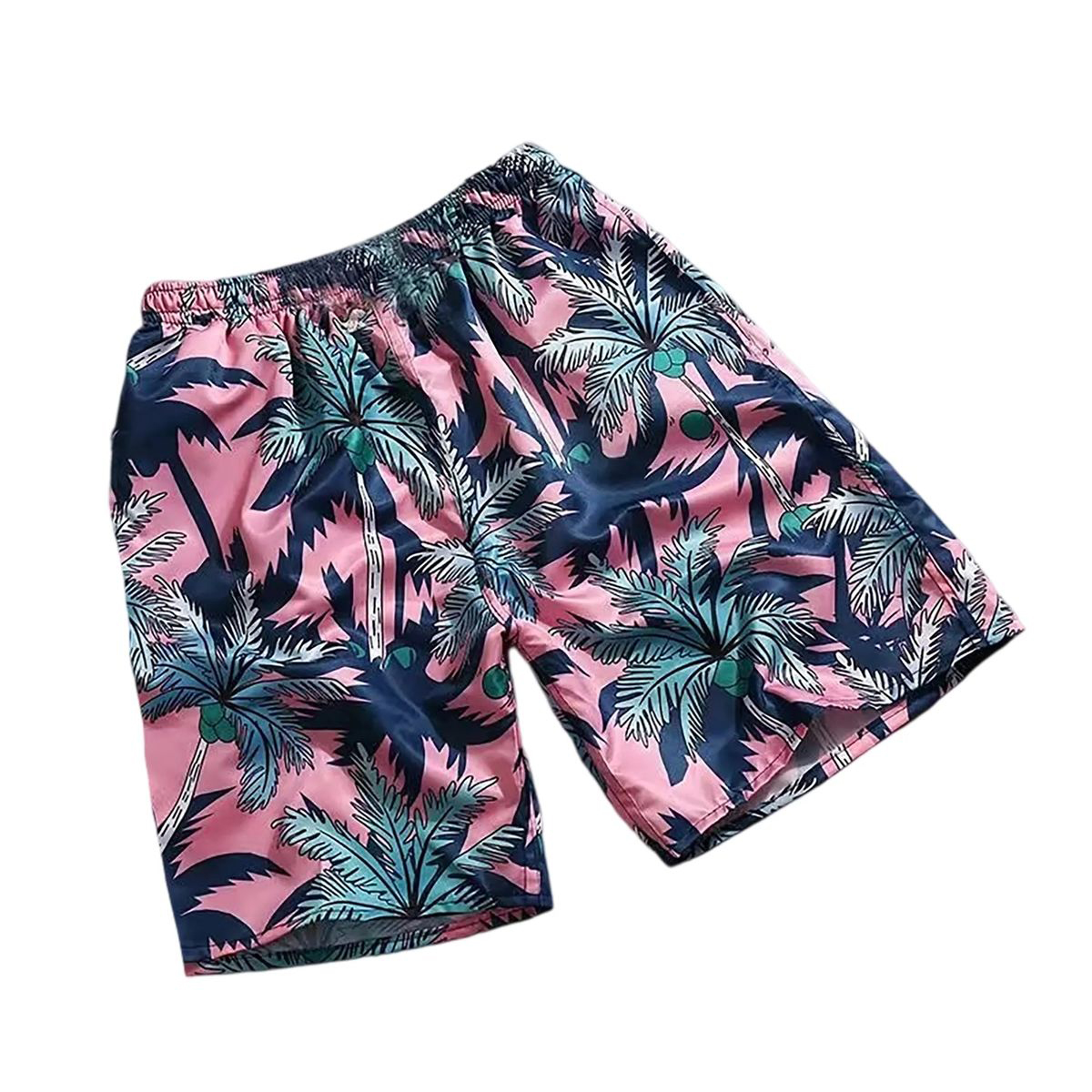 Polyester Beach Shorts with Adjustable Drawstring Waist 23