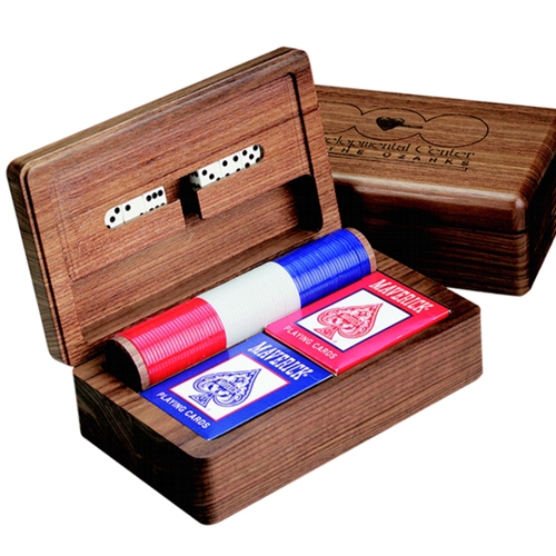 Deluxe Wood Game Box, 8 1/2 x 5 1/4 x 3" 15