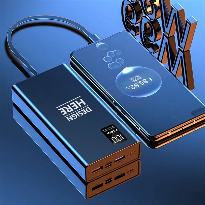 Portable Charger with Built in Cables - 20,000mAh 4