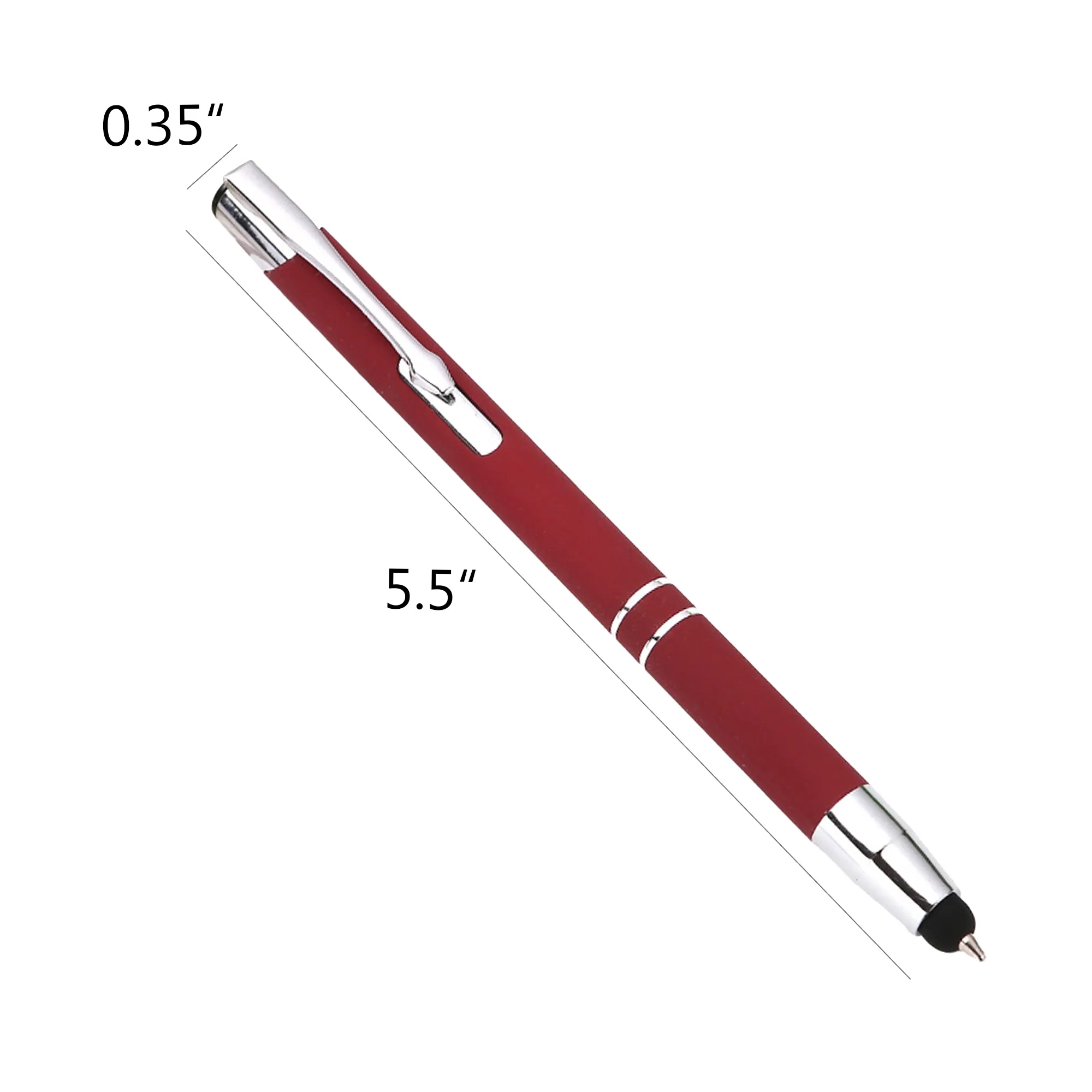 Tres-Chic Softy Stylus - Laser Engraved - Metal Pen 6
