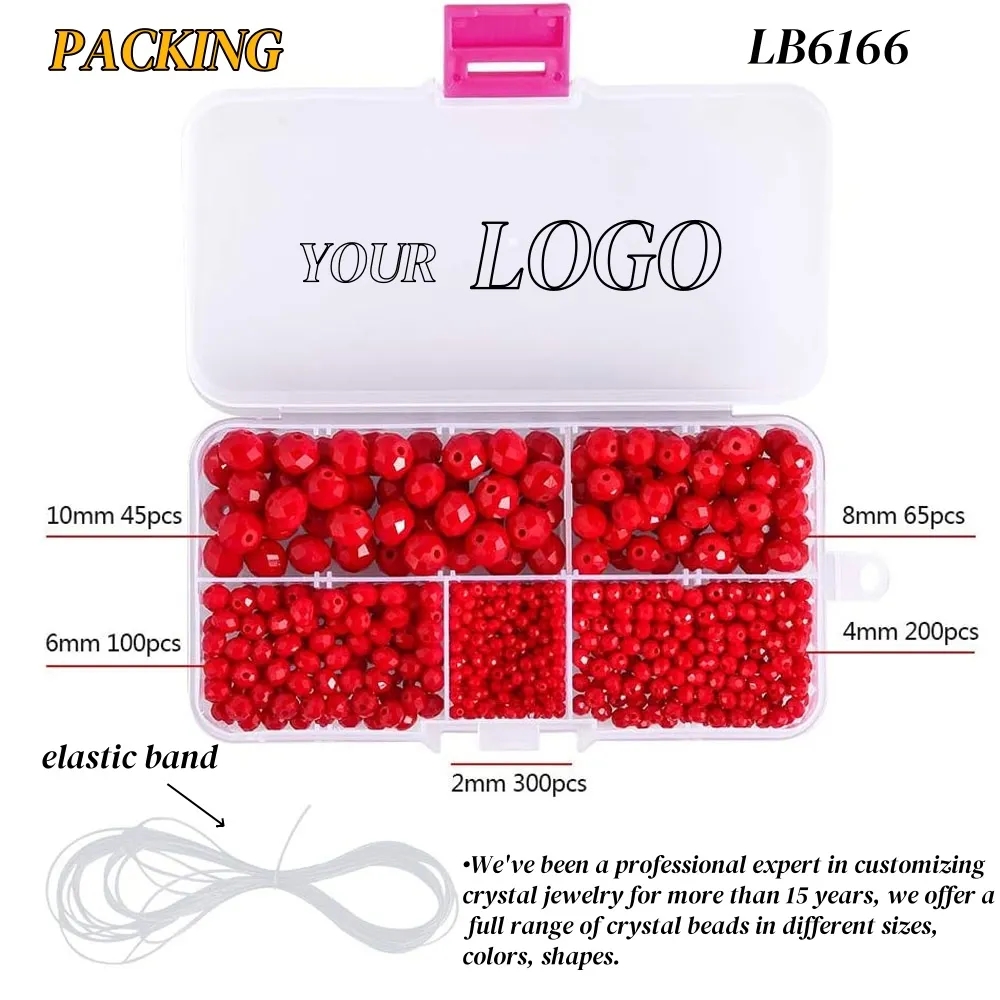 Wholesale Crystal Beads Kit DIY Jewelry Set for Kids Gift 5