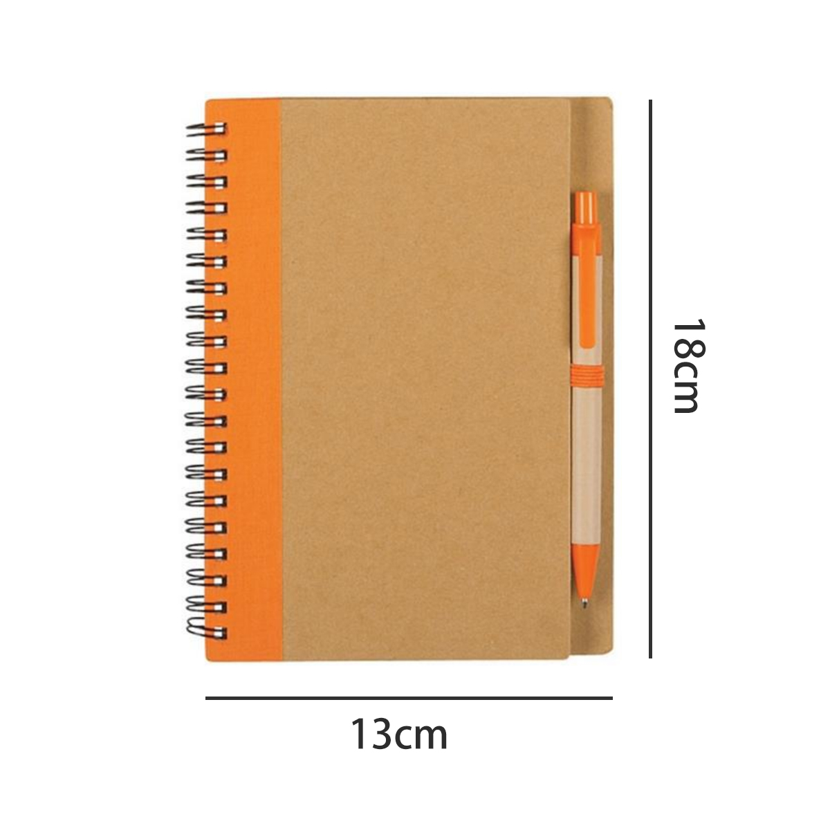 Recycled Spiral Notebook and Pen Set with Custom Logo 6