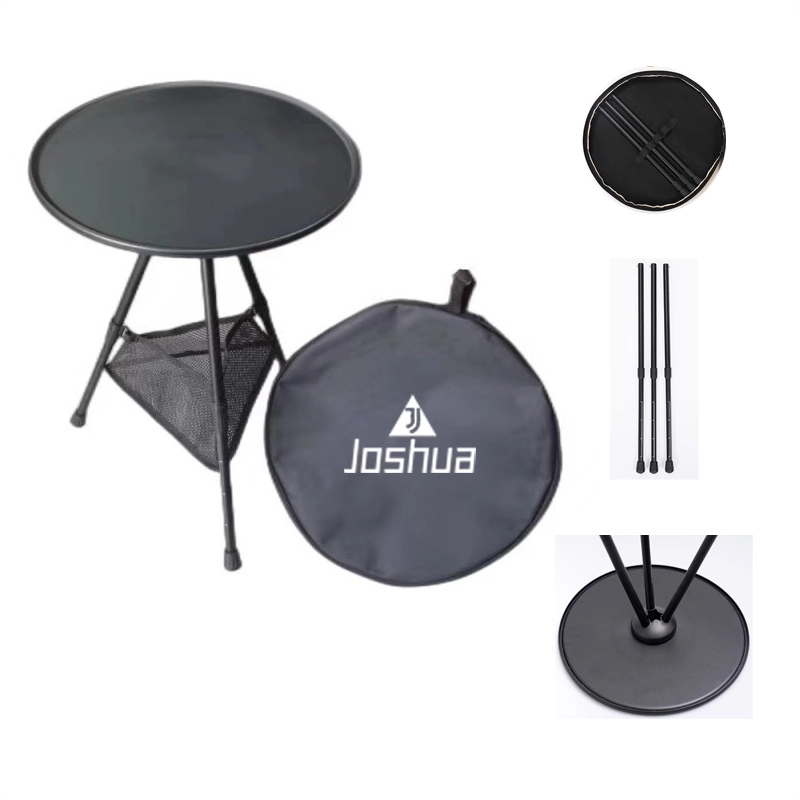 Outdoor Camping Liftable Round Table 3
