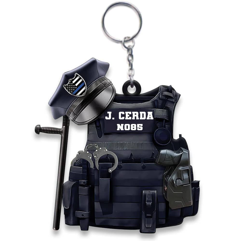 Police Acrylic Keychain 7