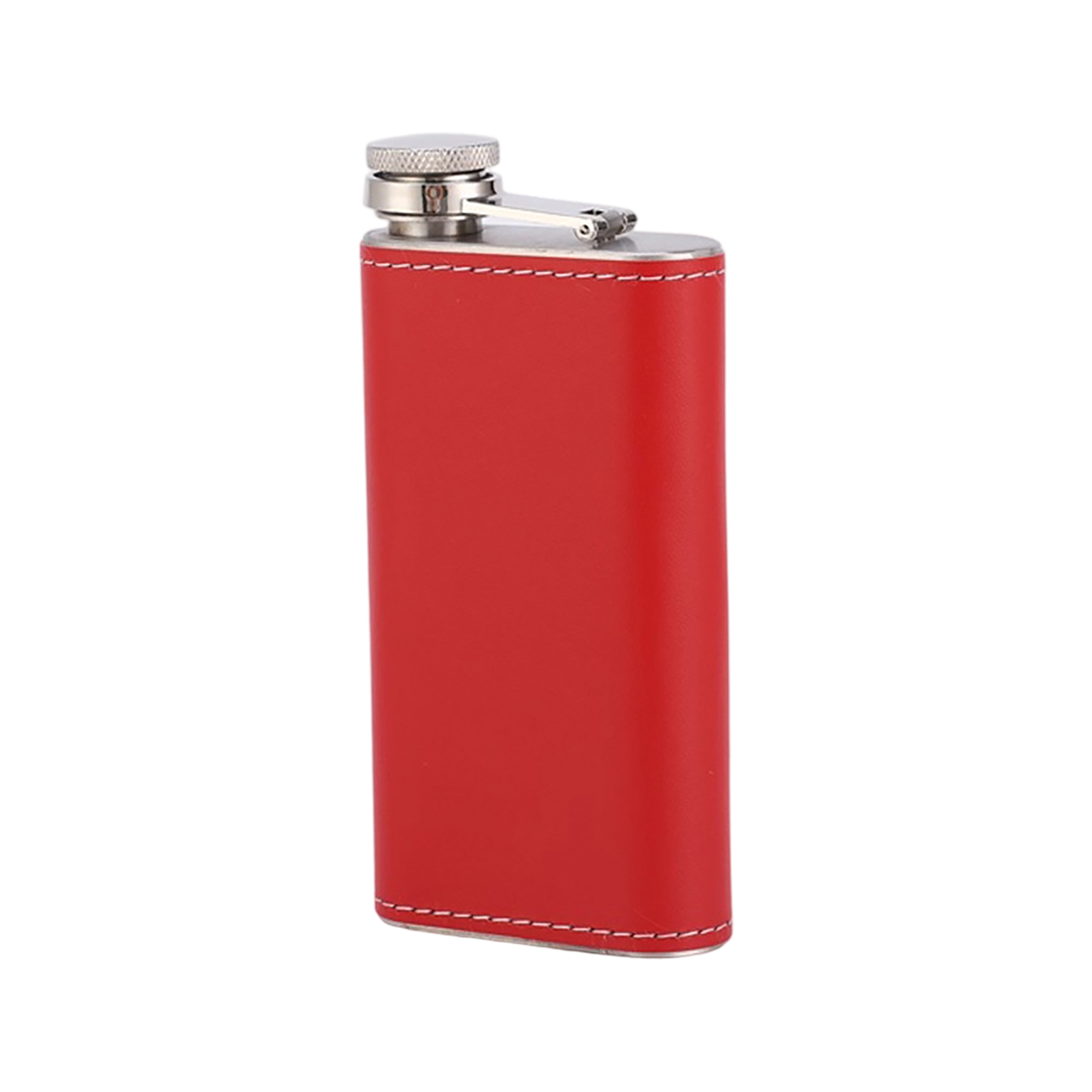 Stainless Steel Hip Vessel With PU Wrap 5 Ounce Capacity 7
