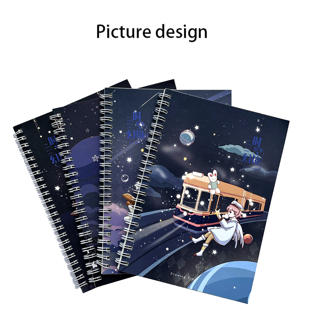a4 soft cover coil loose leaf notebook 4