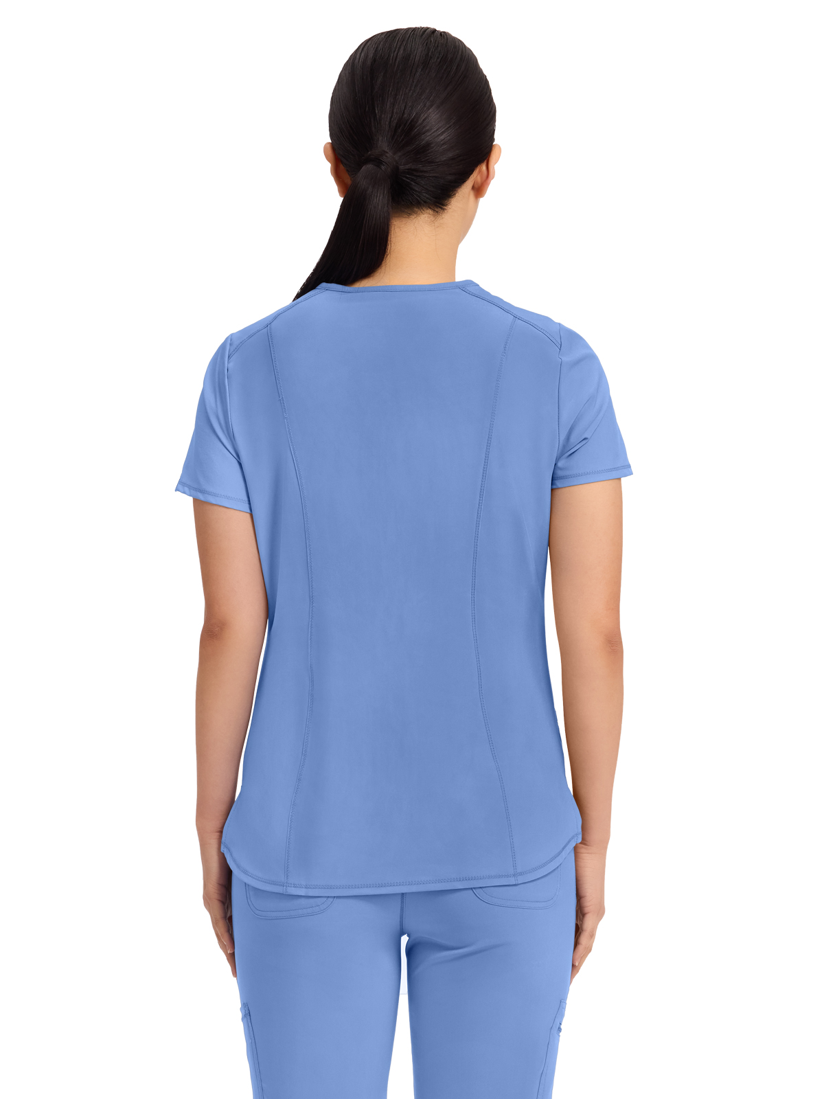 Infinity - Women's 2 Pocket Princess Seams V-Neck Top 50