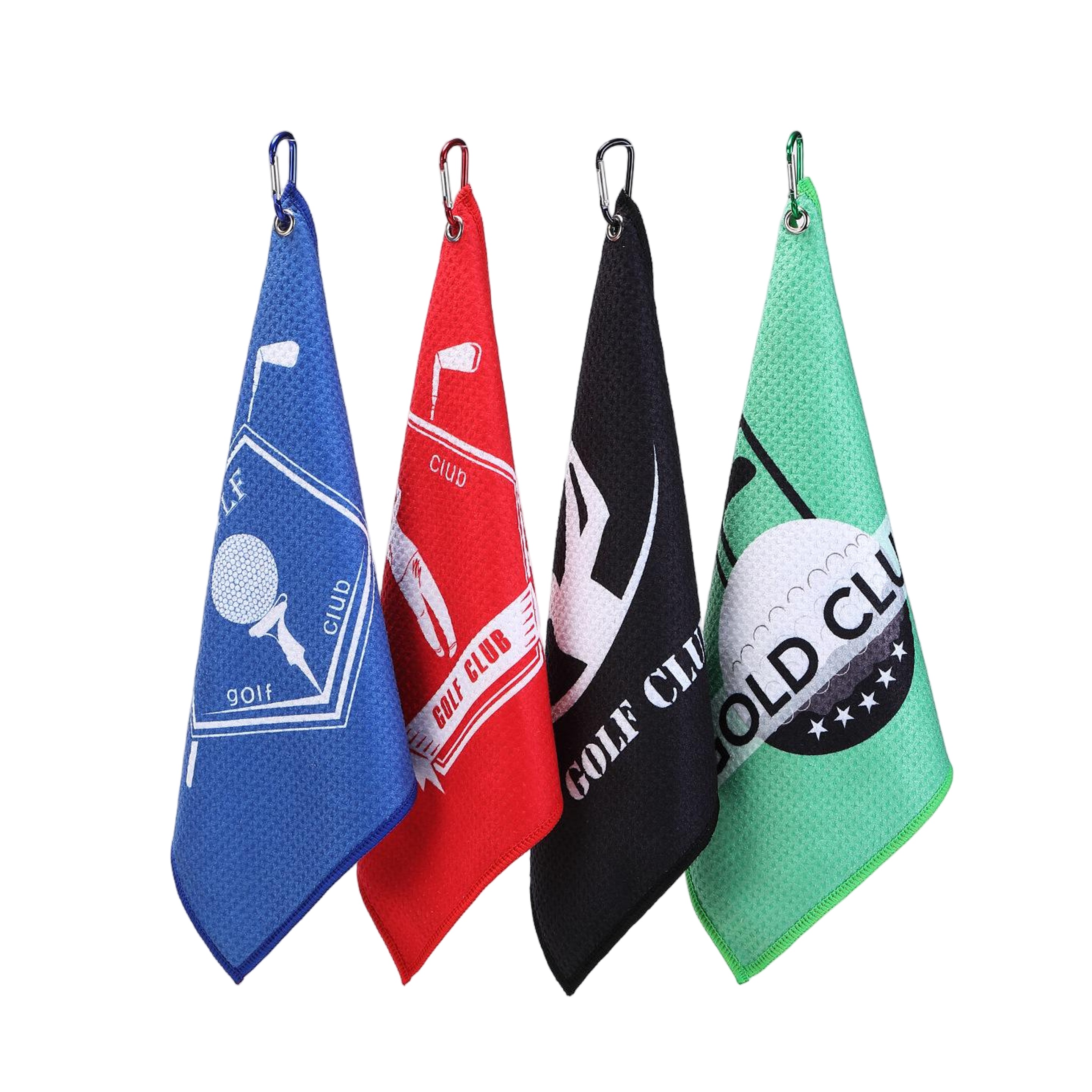 Full Color Waffle Golf Towel - OCEAN 2
