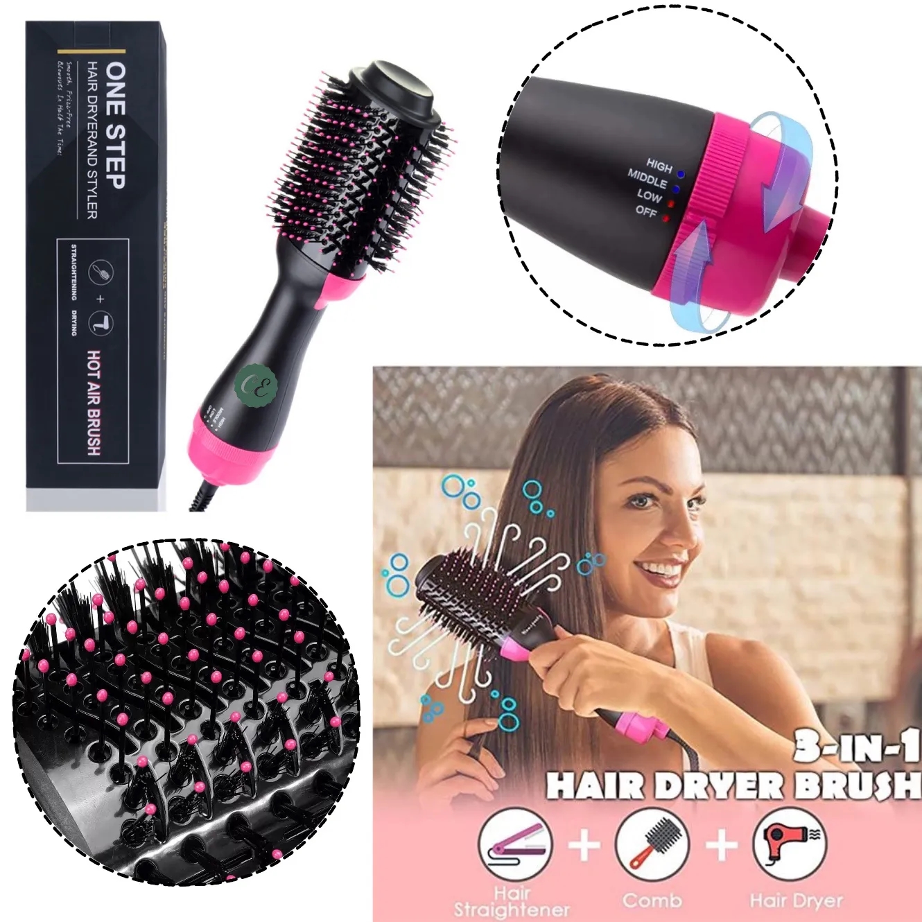 Hair Dryer Brush 1