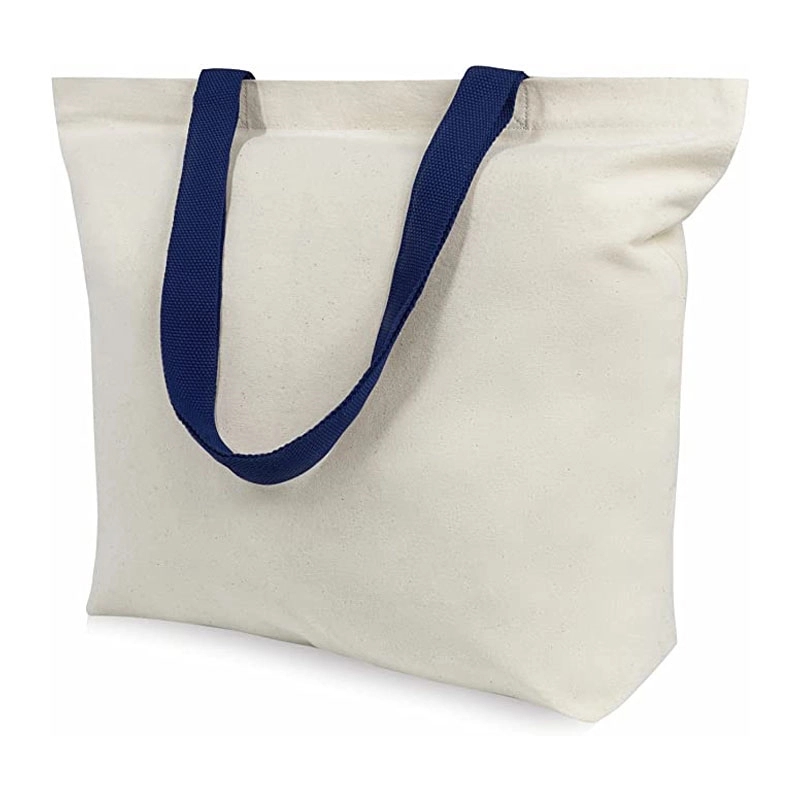 Classic Large Cotton Canvas Tote Bag, custom tote bag with logo imprint 3