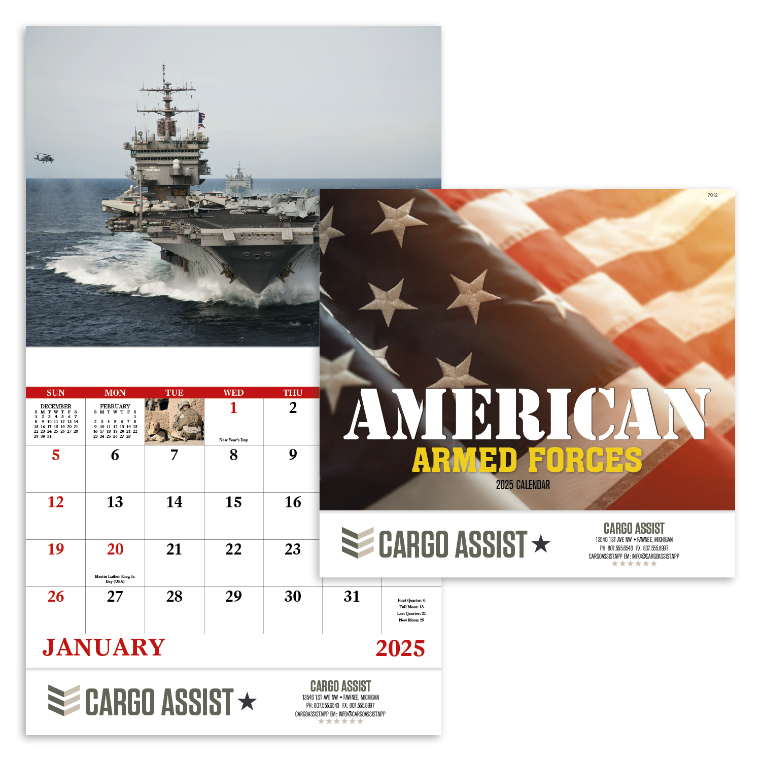 Good Value™ American Armed Forces - Stapled Calendar 15