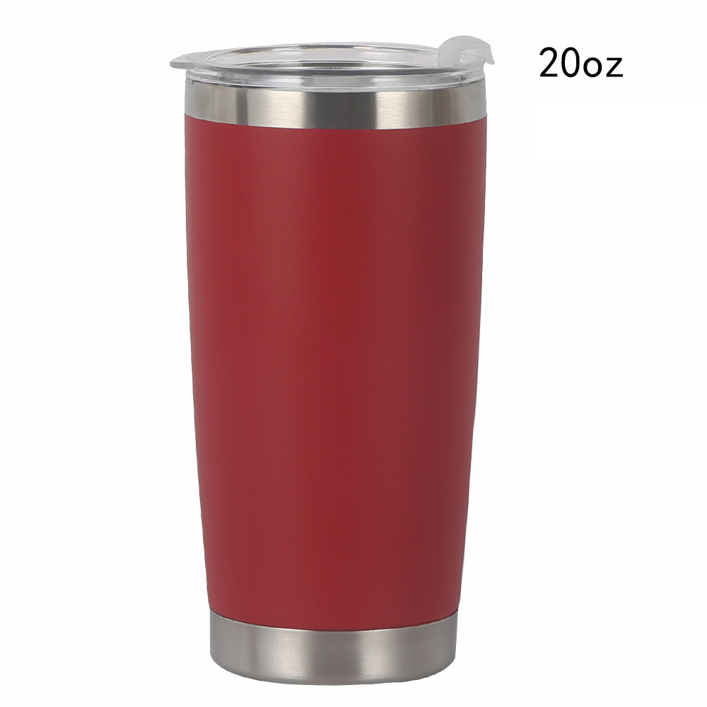 20oz Stainless Steel Vacuum Travel Mug Tumbler w/Lid 7