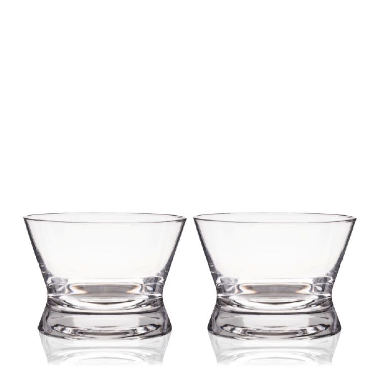 Viski® Raye Crystal Tequila Tasting Glass, set of 2 8