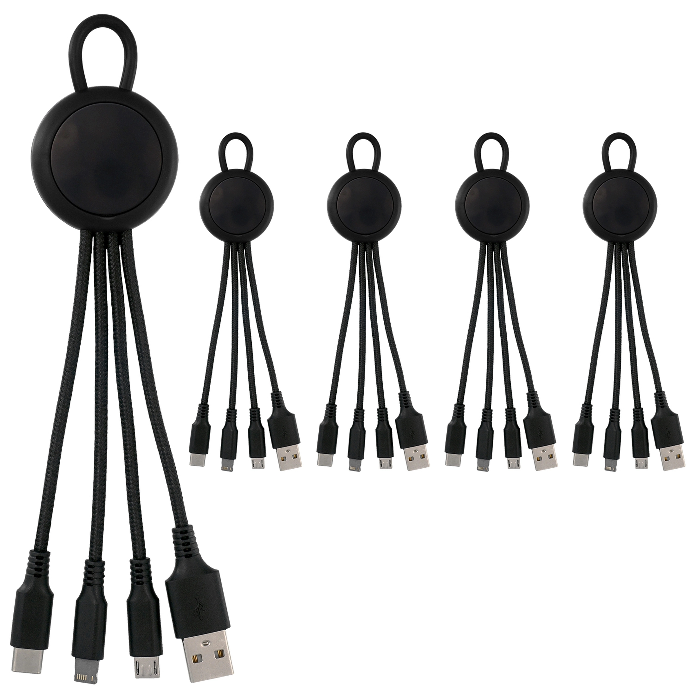 COLOR LIGHT UP LOOP 3-IN-1 CHARGING CABLE 7