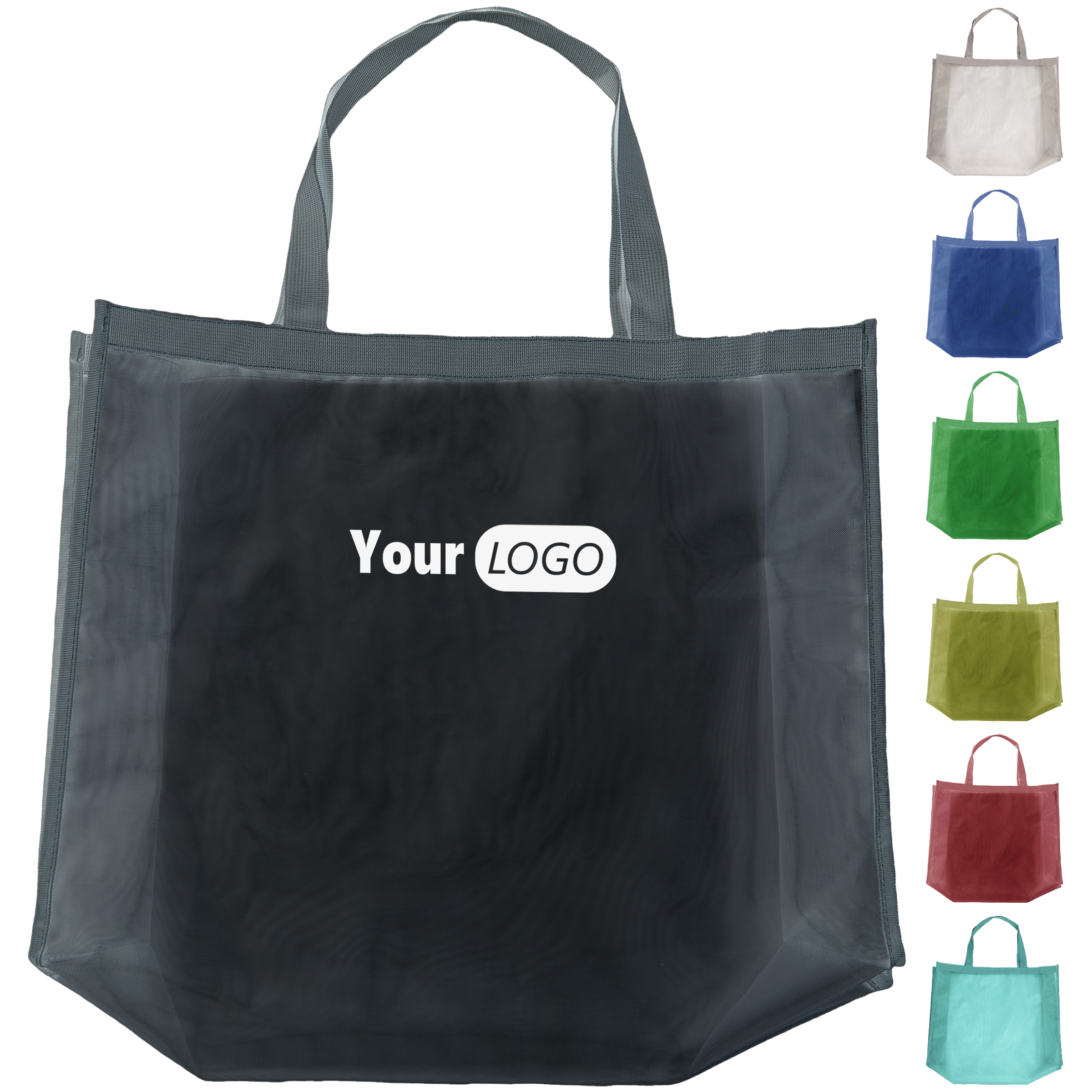 Nylon Durable Large Transparent Tote 2