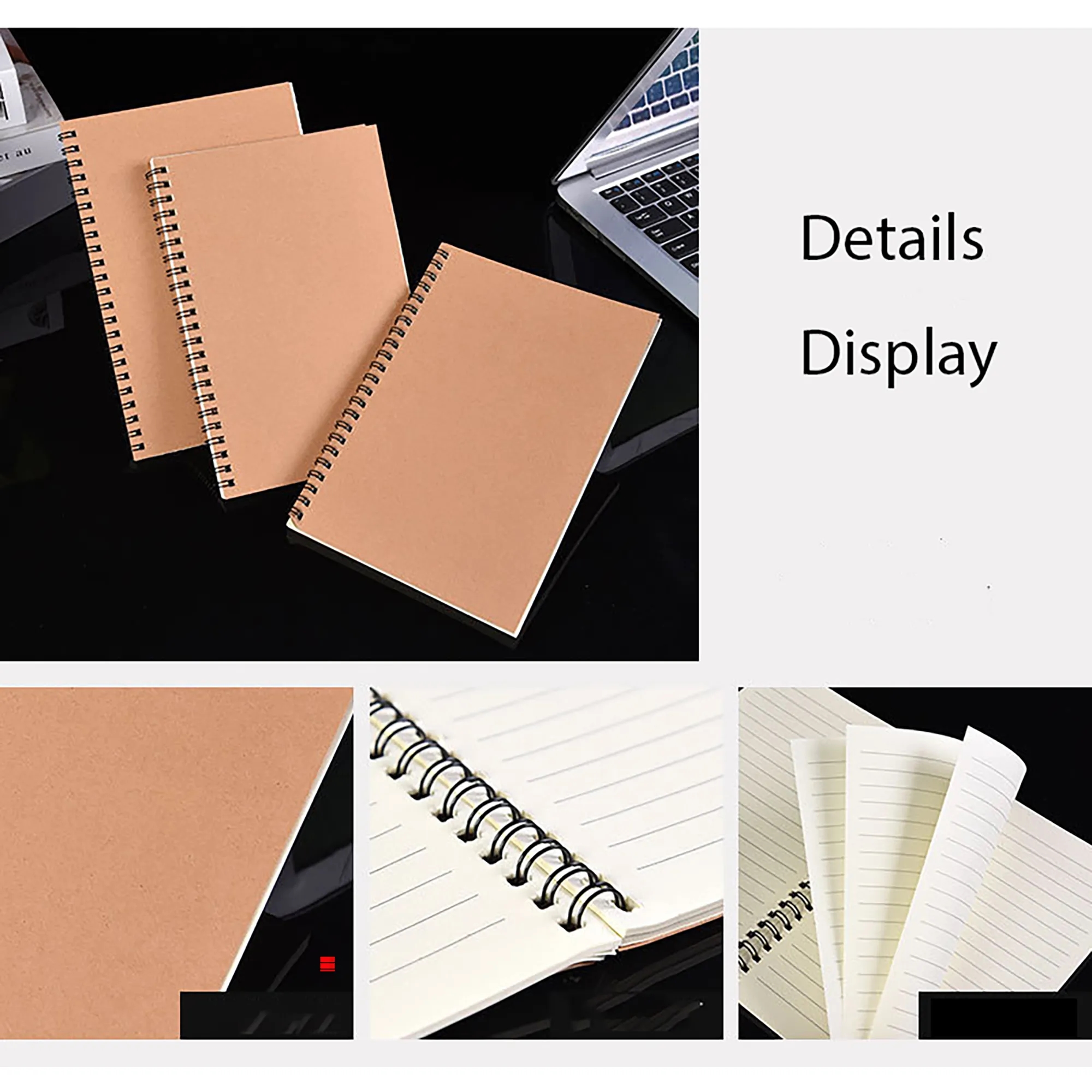 A5 Cowhide Coil Notebook MOQ 100PCS 1