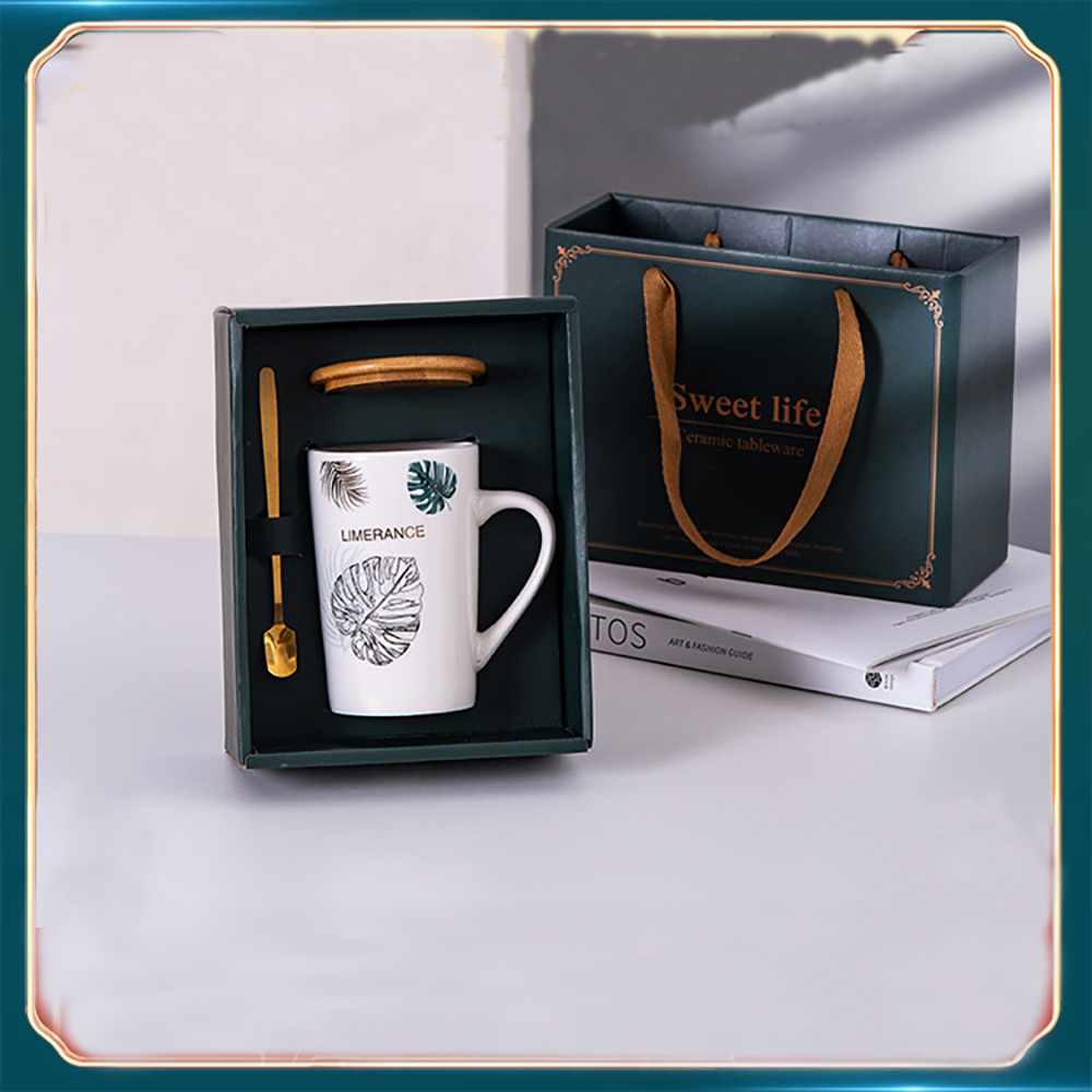 Water cup gift box set with hand gift 2