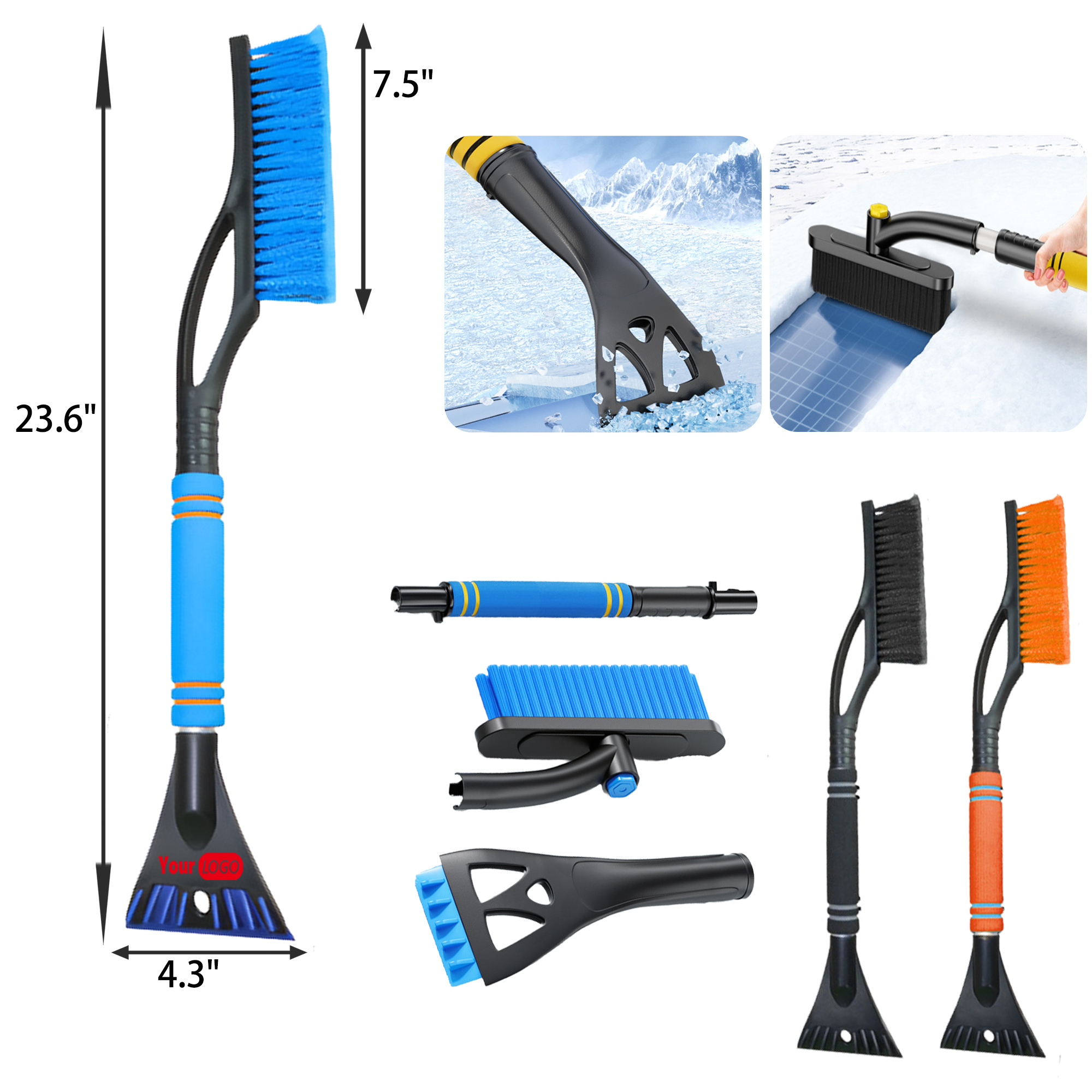 Durable Car Snow And Ice Shovel 3