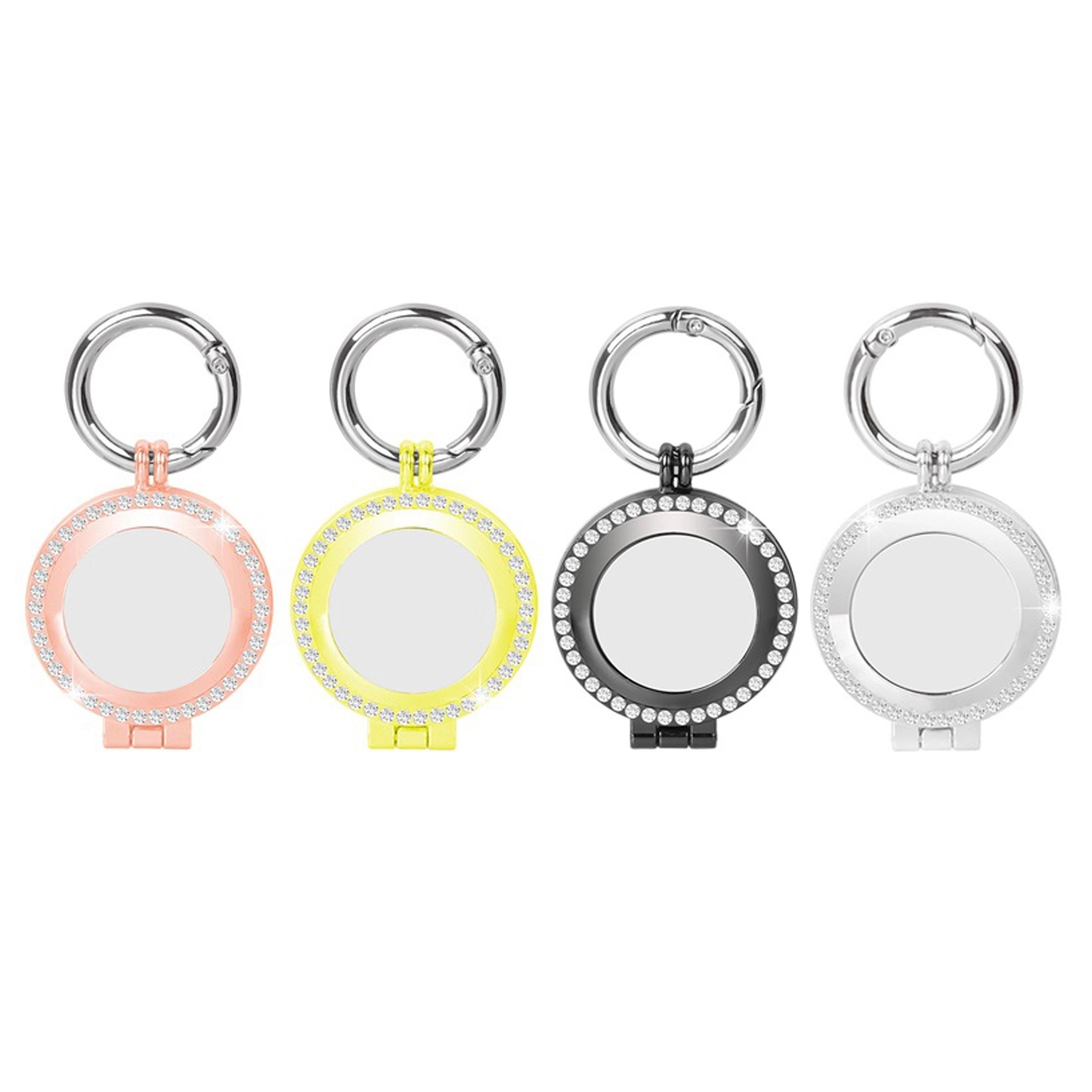 Case Keychain for Apple Airtag Holder Dog Tag Clip Key Ring 5