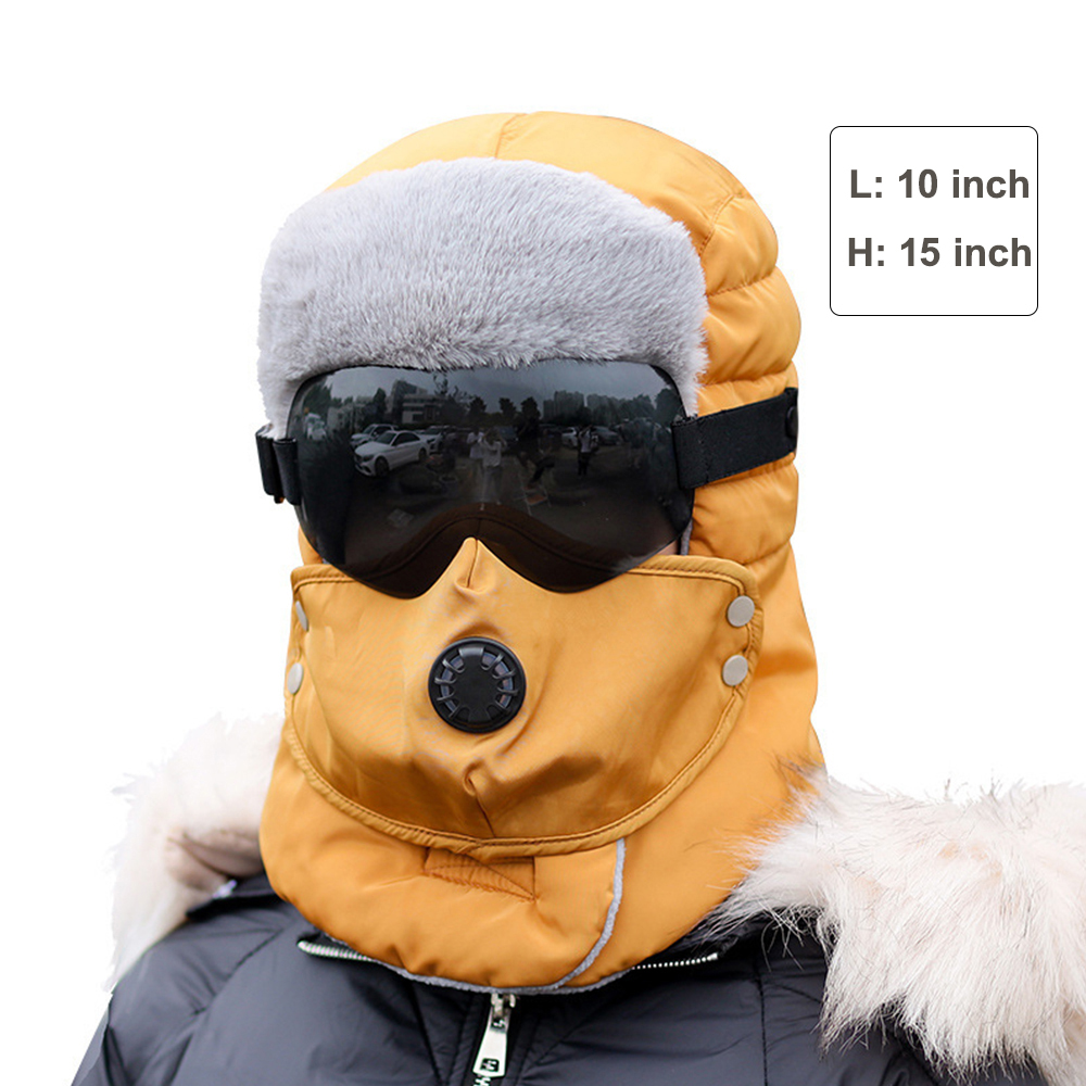 Cycling windproof thickened warm cotton hat 2