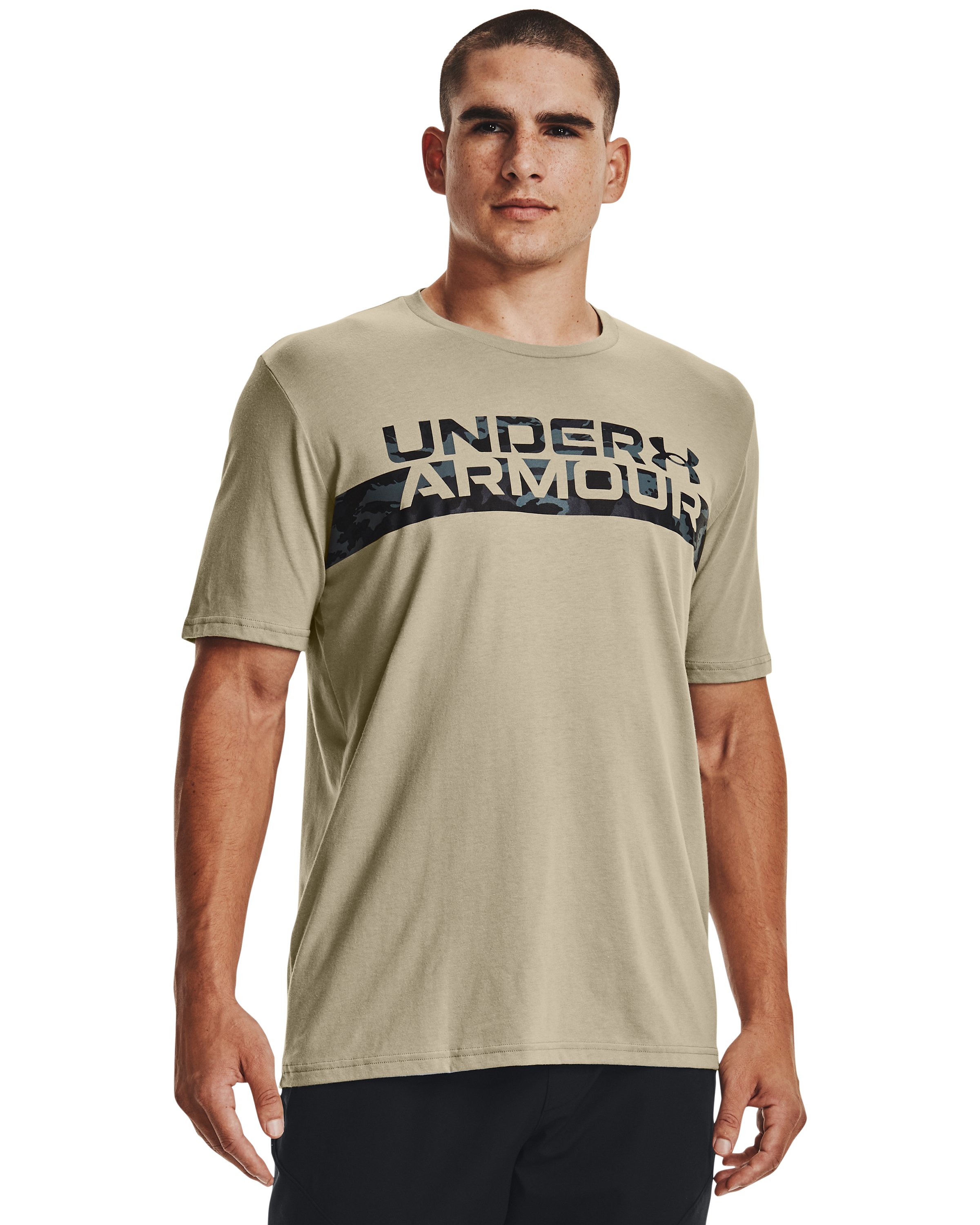UA Camo Chest Stripe Men's Short Sleeve 2