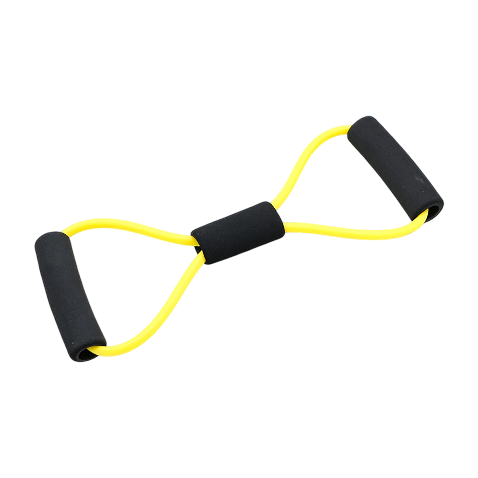 TPE Resistance Band With Foam Handle For Yoga And Strength Training 3