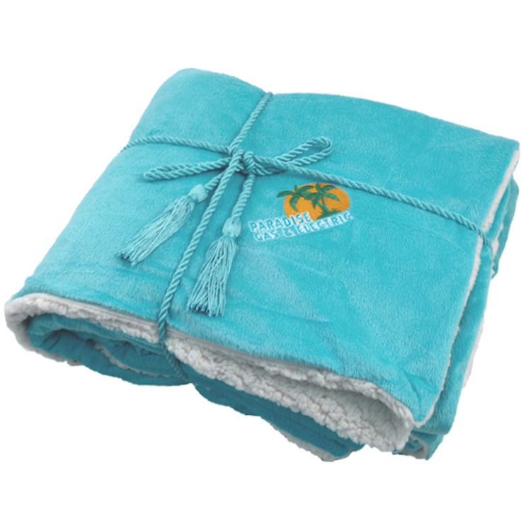 Lambswool Microsherpa Throw 1