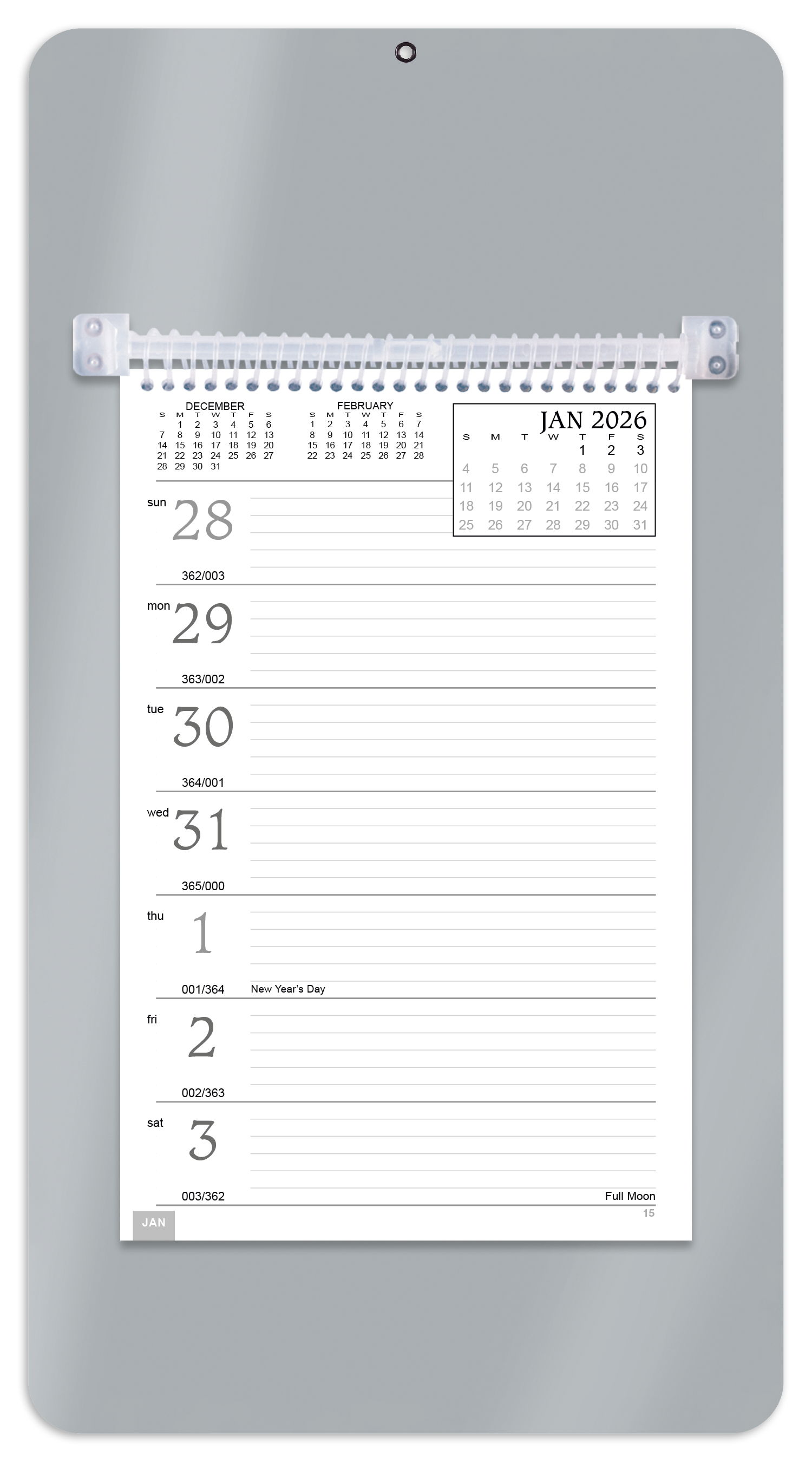 Triumph® Calendars Weekly Memo Calendar 59