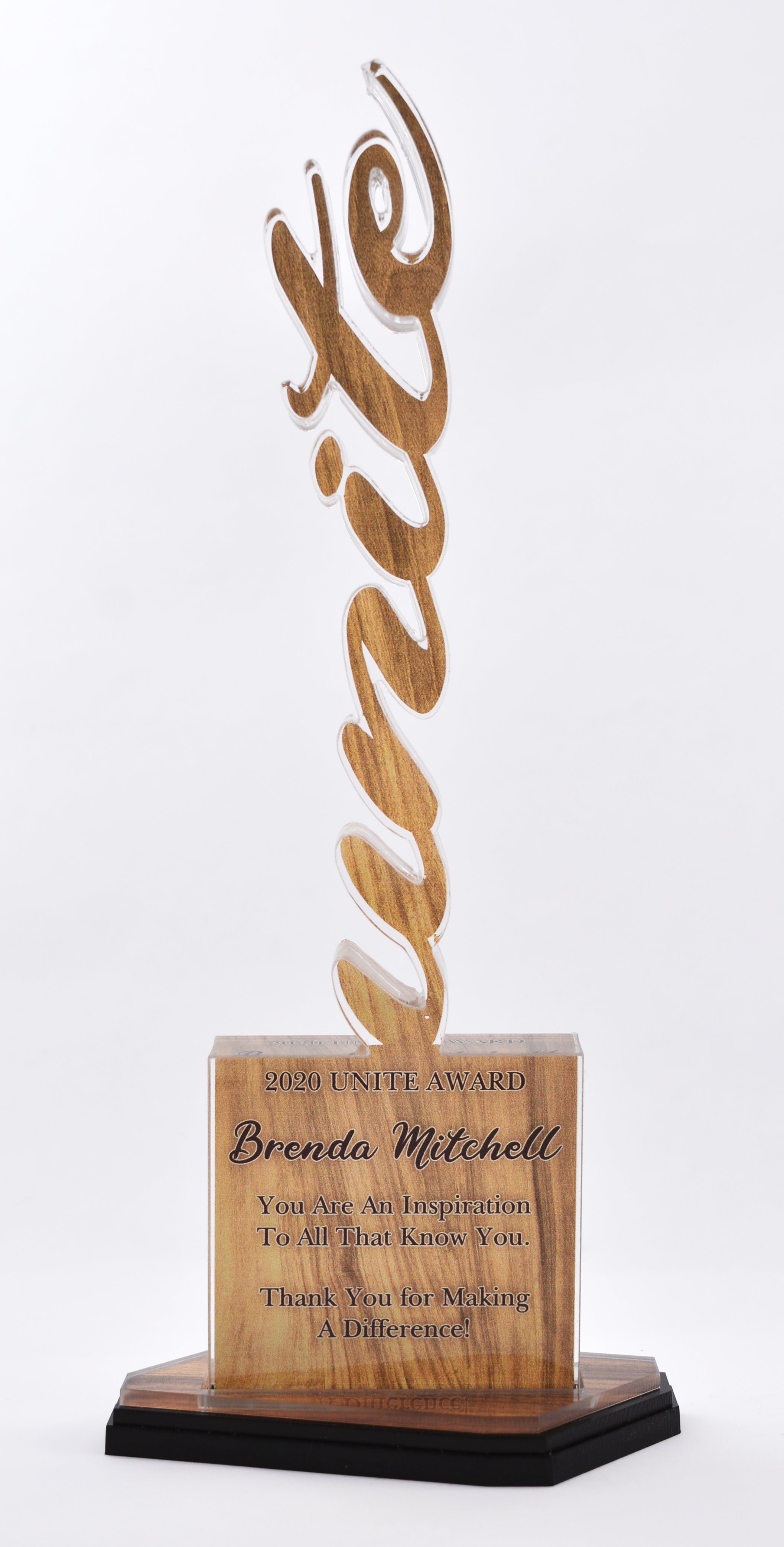 12" Vertical Word Full Uv Print 8