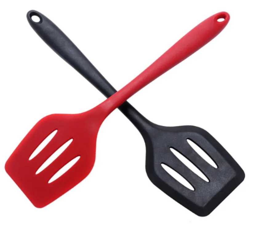 Silicone Small Leakage Shovel Kitchen Tool / Slotted Spatula 1