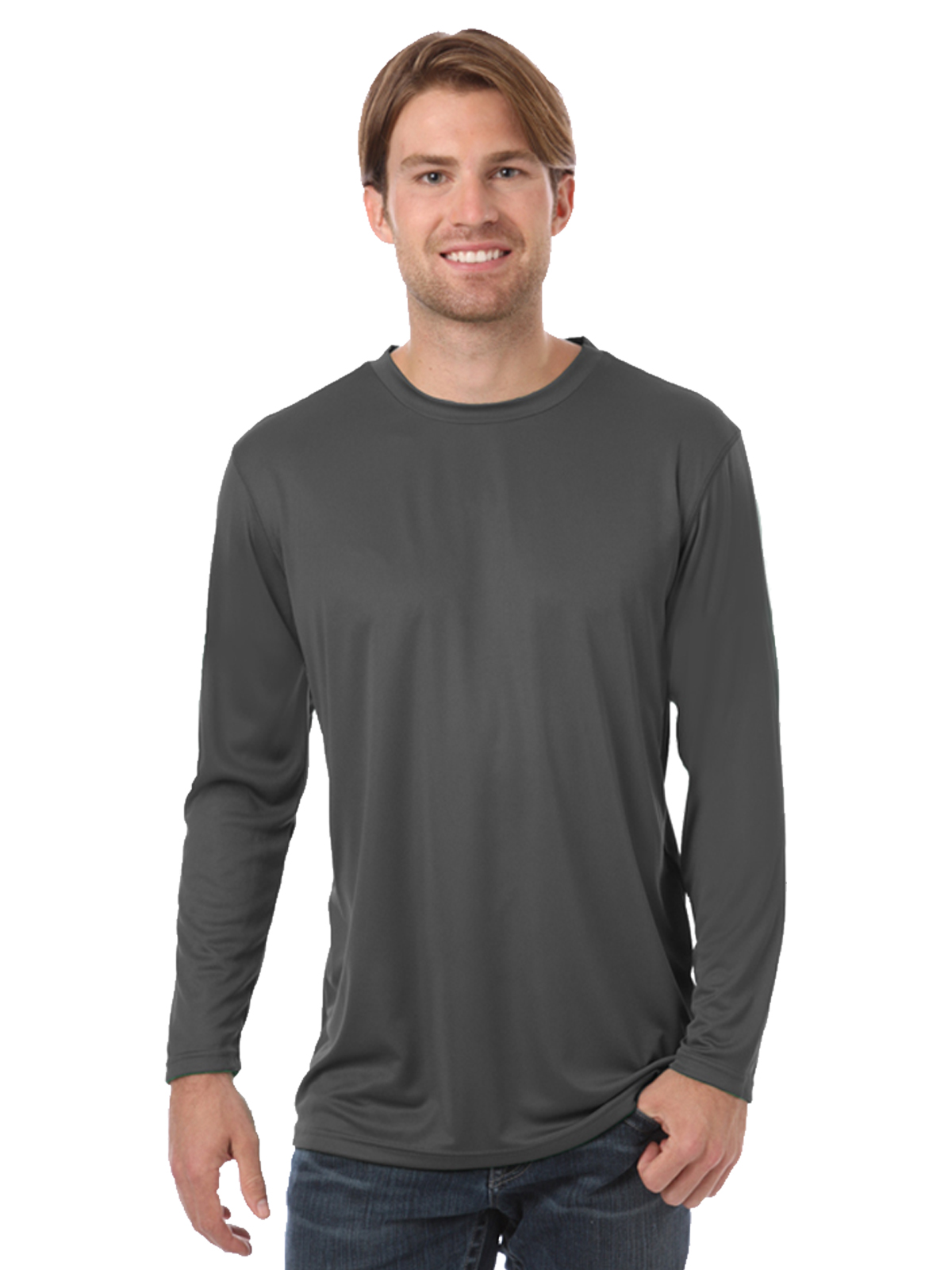 Blue Generation - Men's Pocketless Value Long Sleeve Tee 8