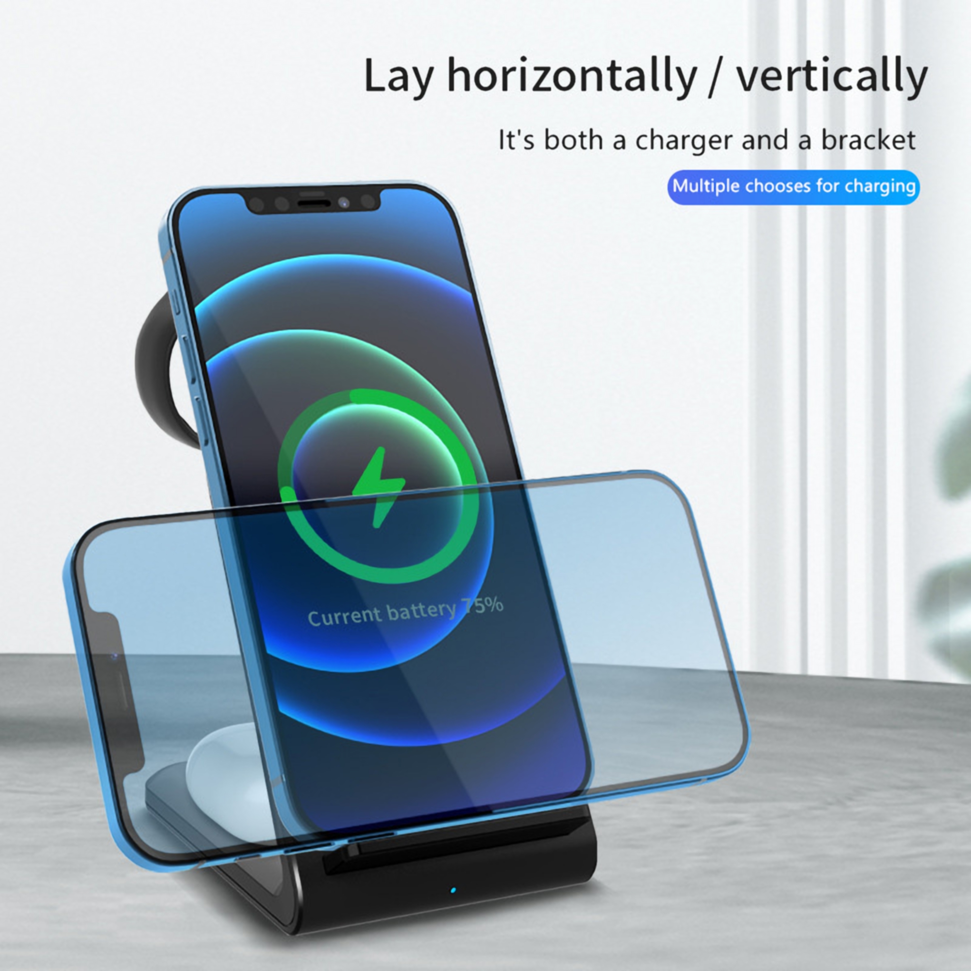 3" 1 Wireless Fast Charger Station 2