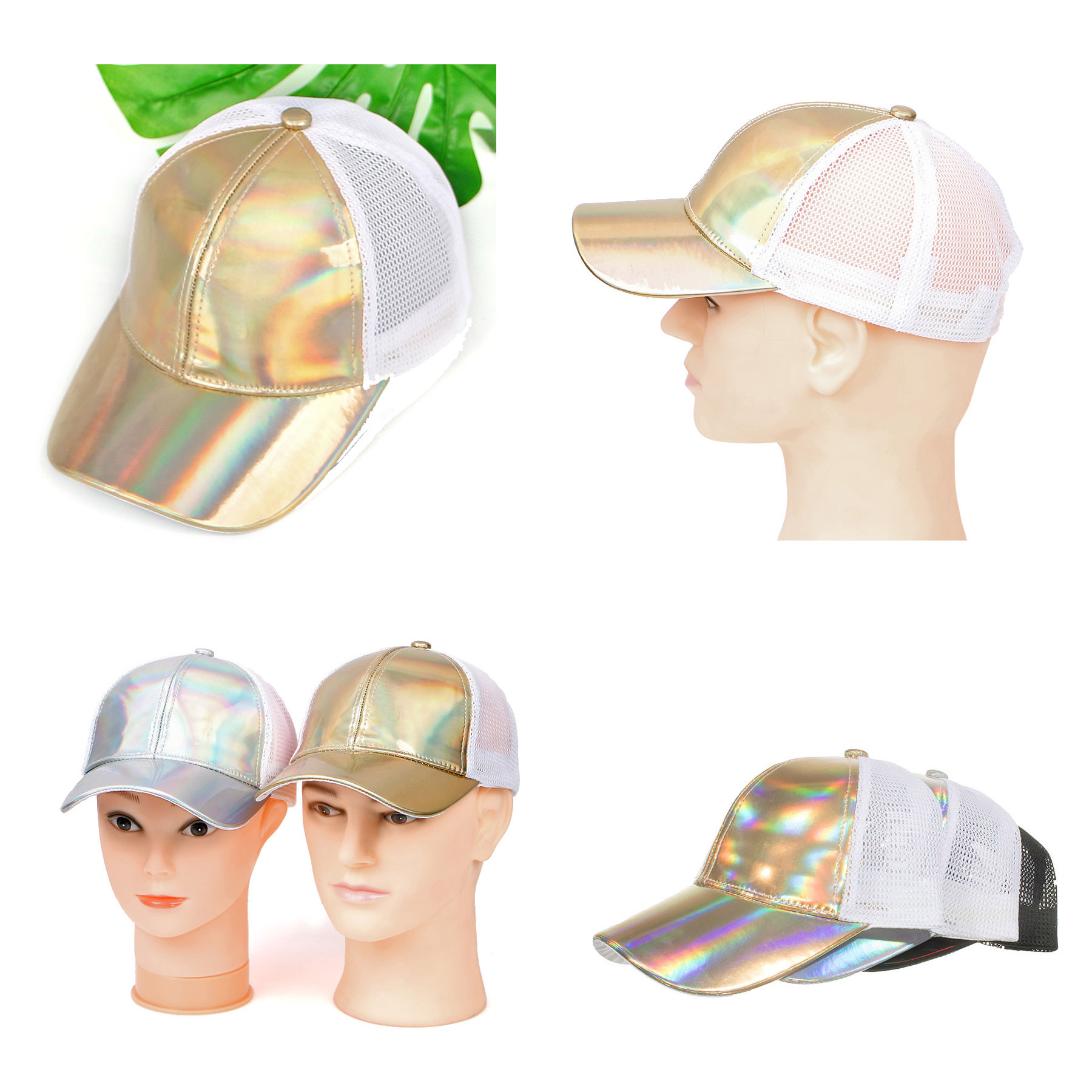 Colorful Laser Baseball Cap 1