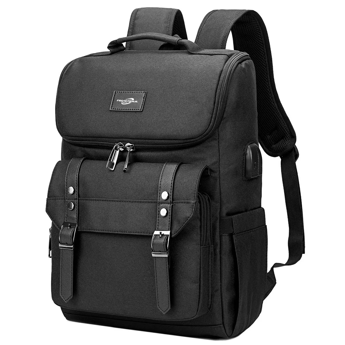 Vintage Travel Laptop Backpack with usb Charging 2