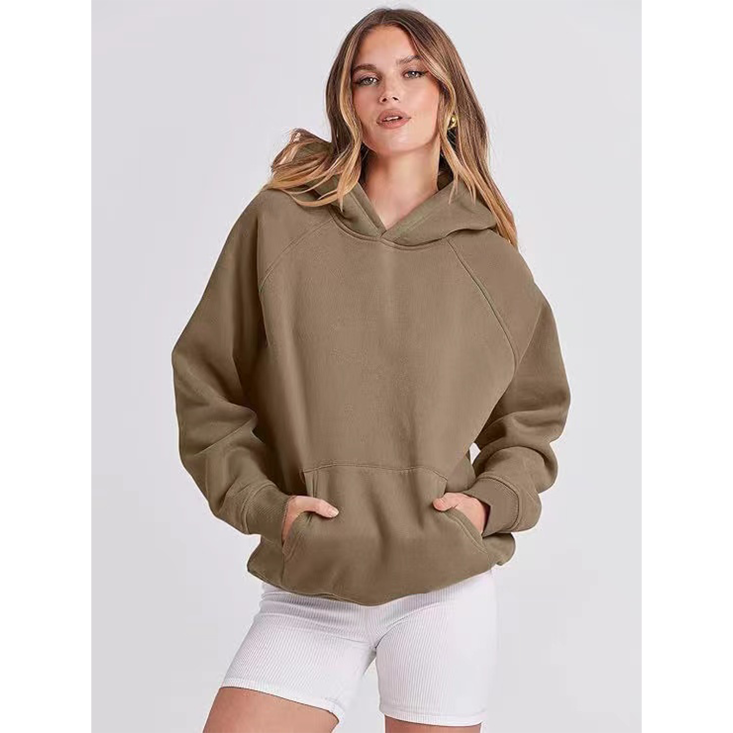 Women Hoodies Fleece Oversized Sweatshirt 2