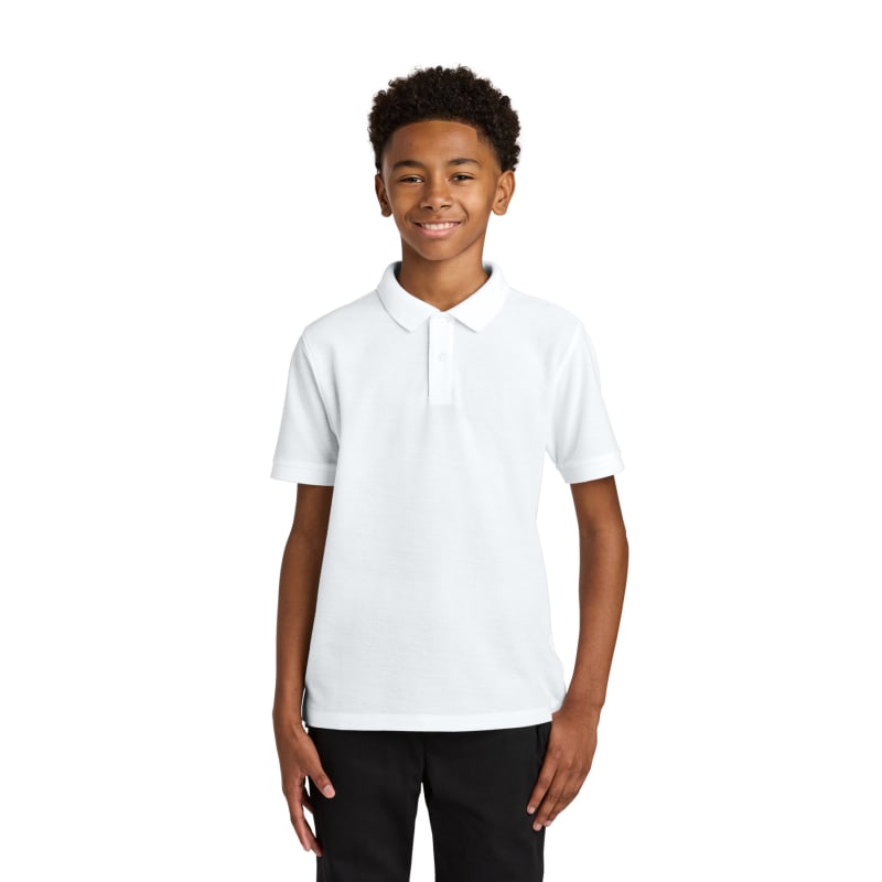 Port Authority Youth Wearever Signature Pique Polo 30