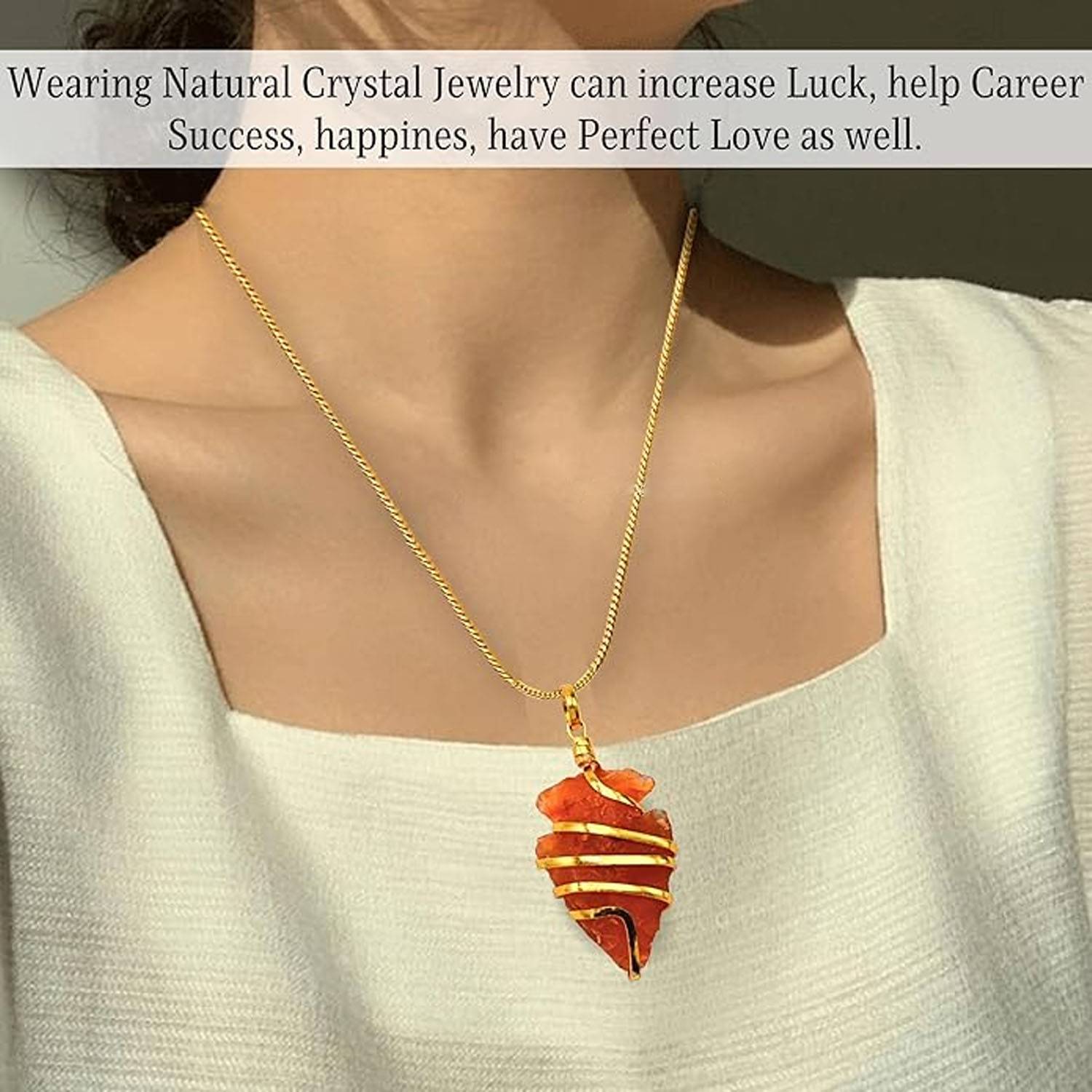 Spiral arrow pendant necklace 6