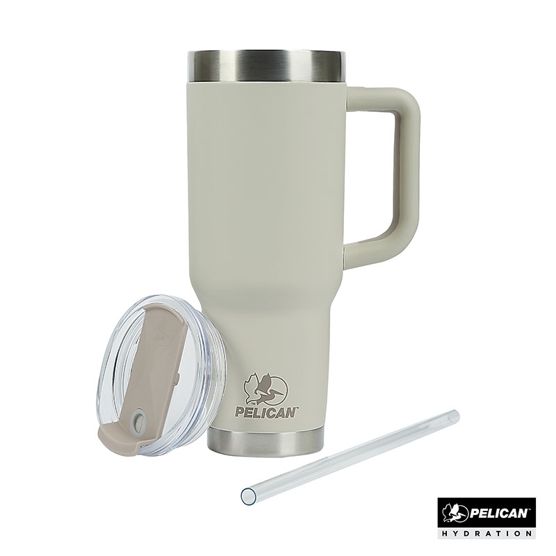 Pelican Porter™ 40 oz. Recycled Double Wall Stainless Steel Travel Tumbler 157