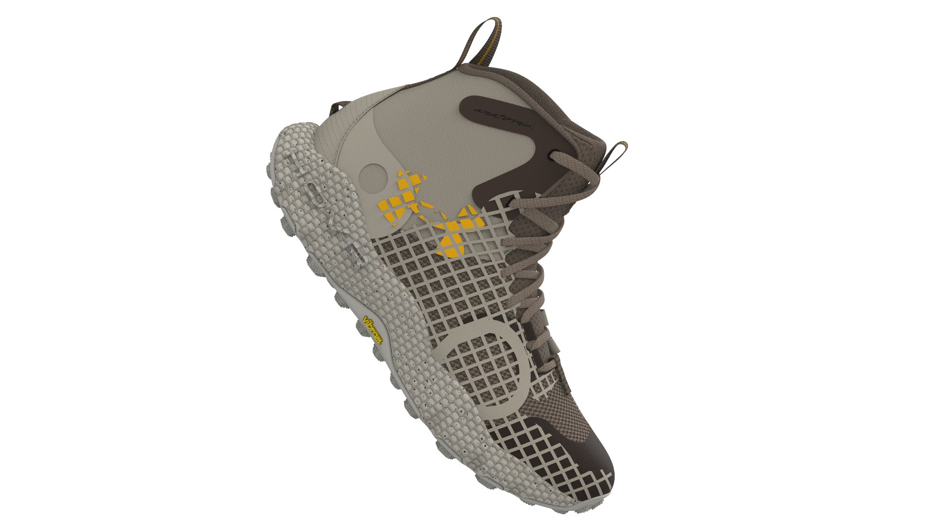 Men's UA HOVR Ridge Trek Waterproof Trail Shoes 4