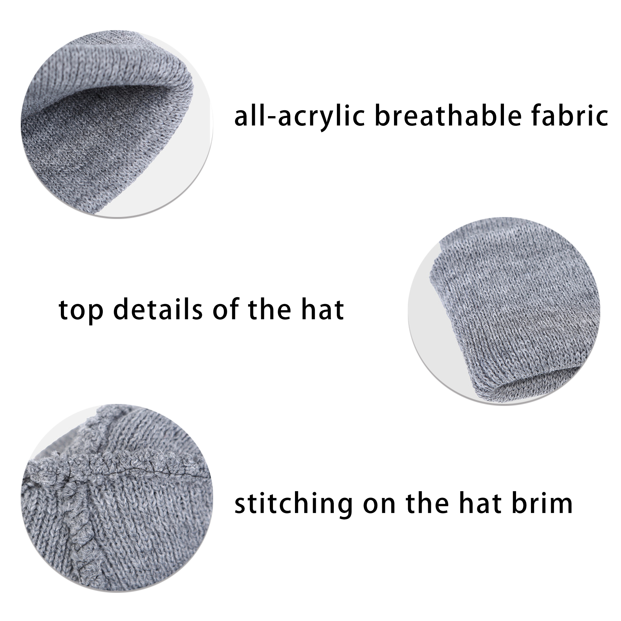 Custom Knitted Cuffed Beanie 6