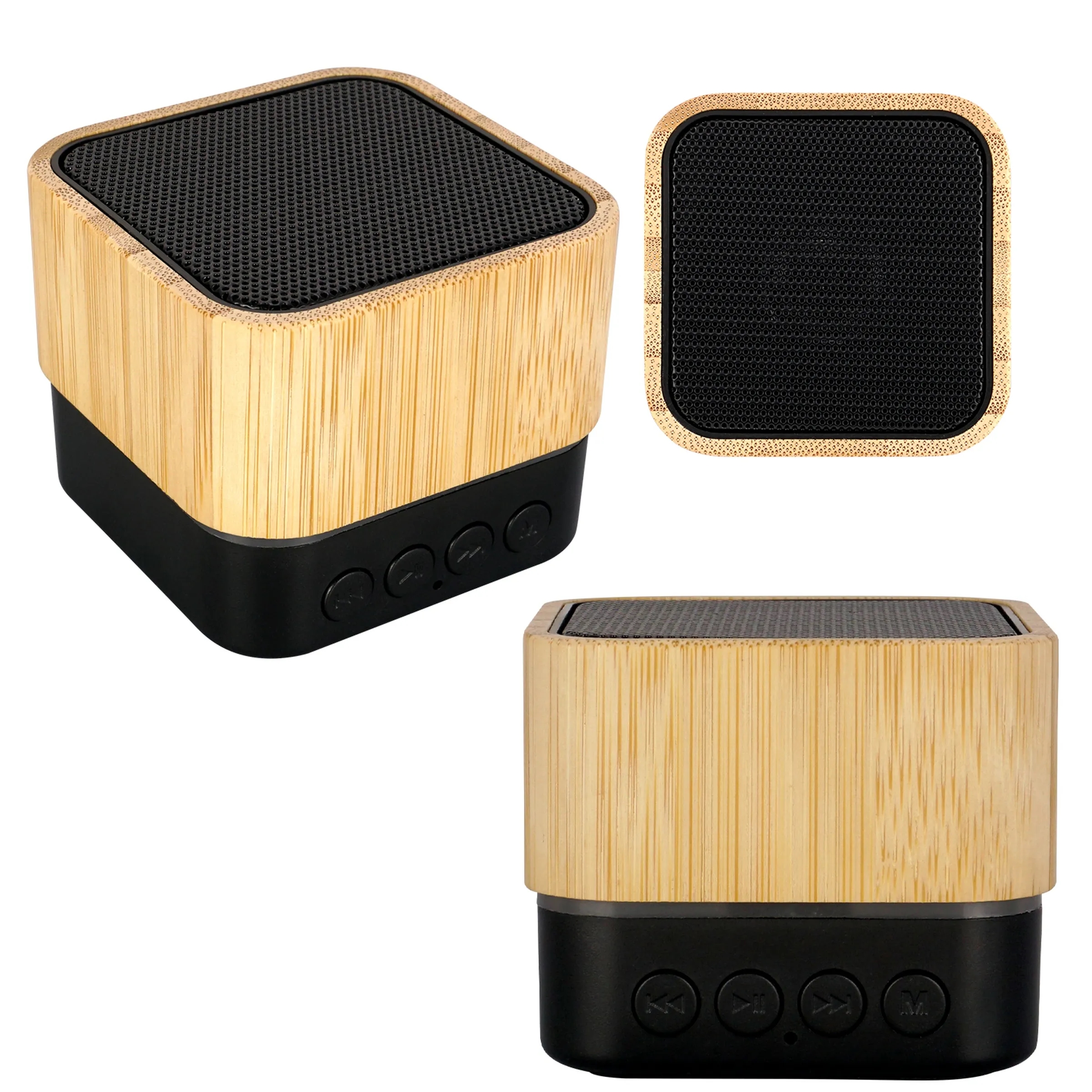 Bamboo Square Bluetooth Speaker 8