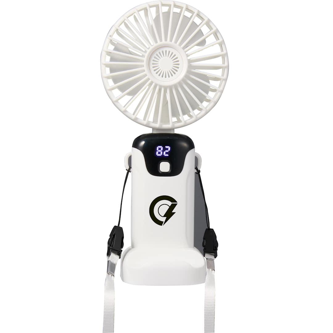 Rechargeable 100% RABS Personal LED Fan 86