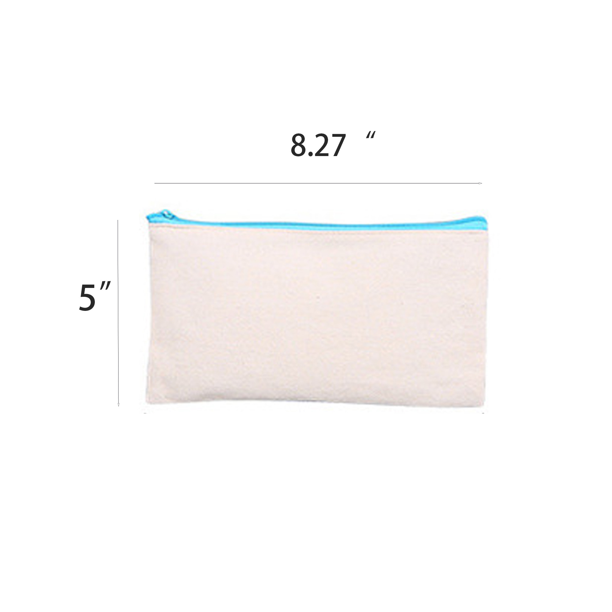 Canvas Zippered Pouch, custom tote bag with logo imprint 3