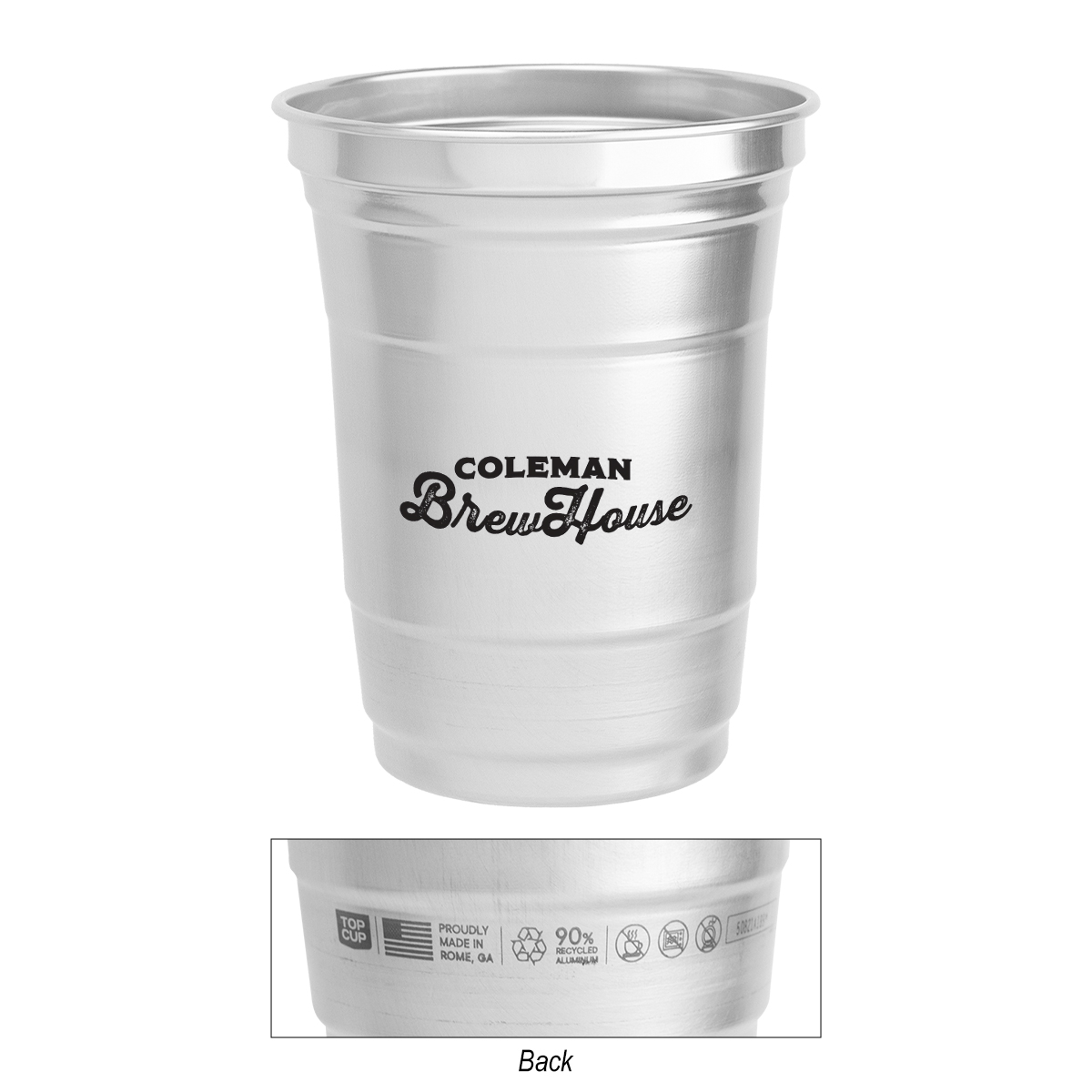 16 Oz. Top Cup Aluminum Cup 5