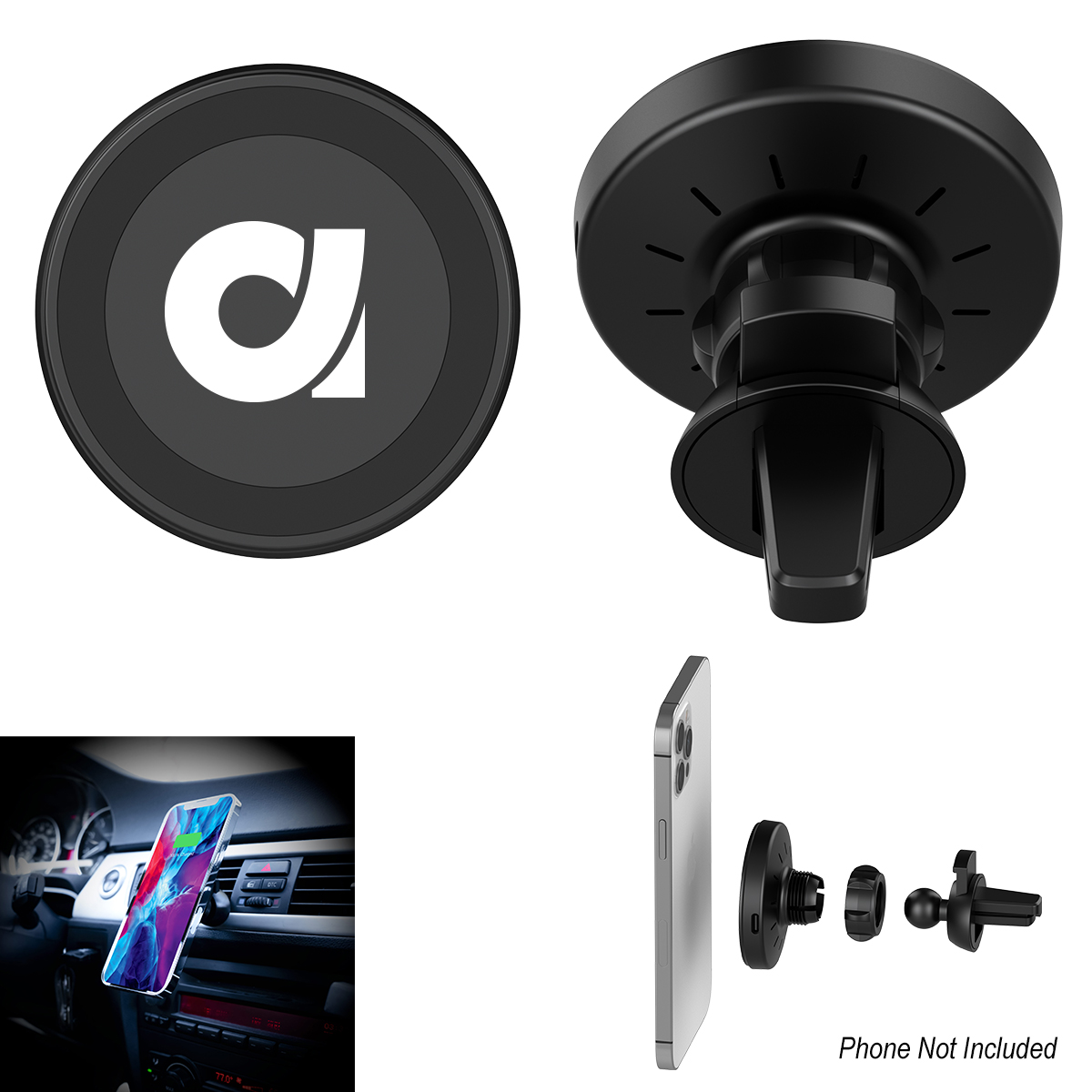 PhoneSuit Mag Max Car Mount & Wireless Charger 2