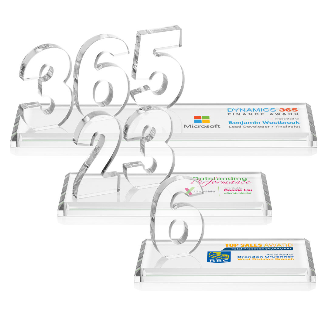 Northam Milestone VividPrint ™ Award - Clear 12