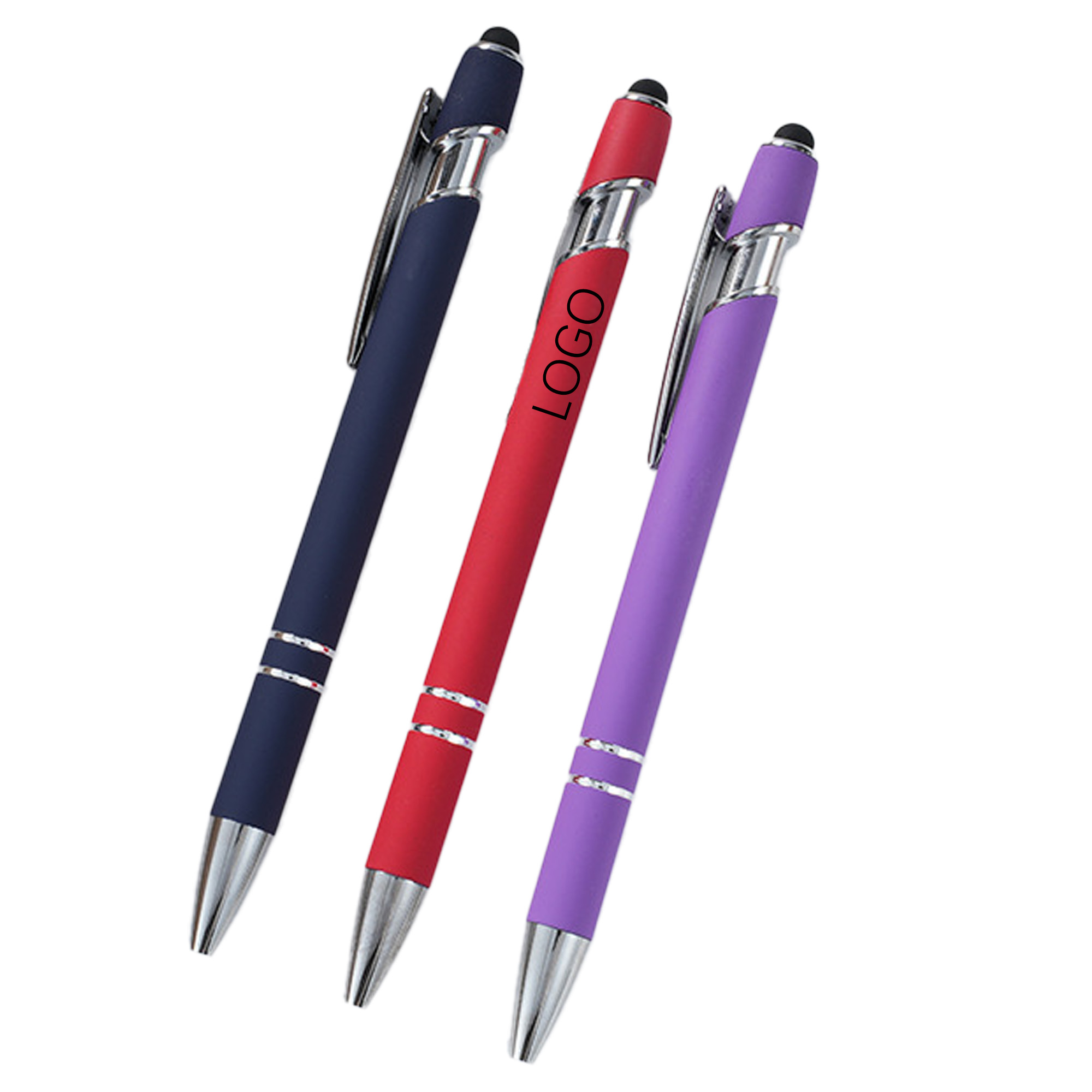 Soft Touch Click Metal Pen 1