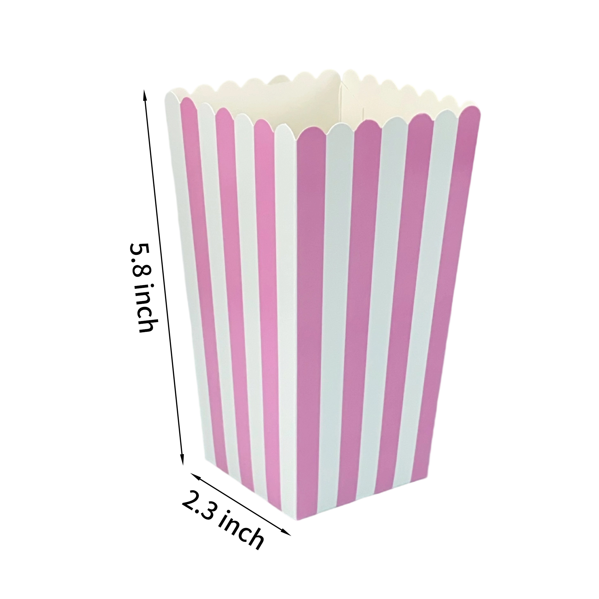 Paperboard Popcorn Bucket Durable Snack Container 9