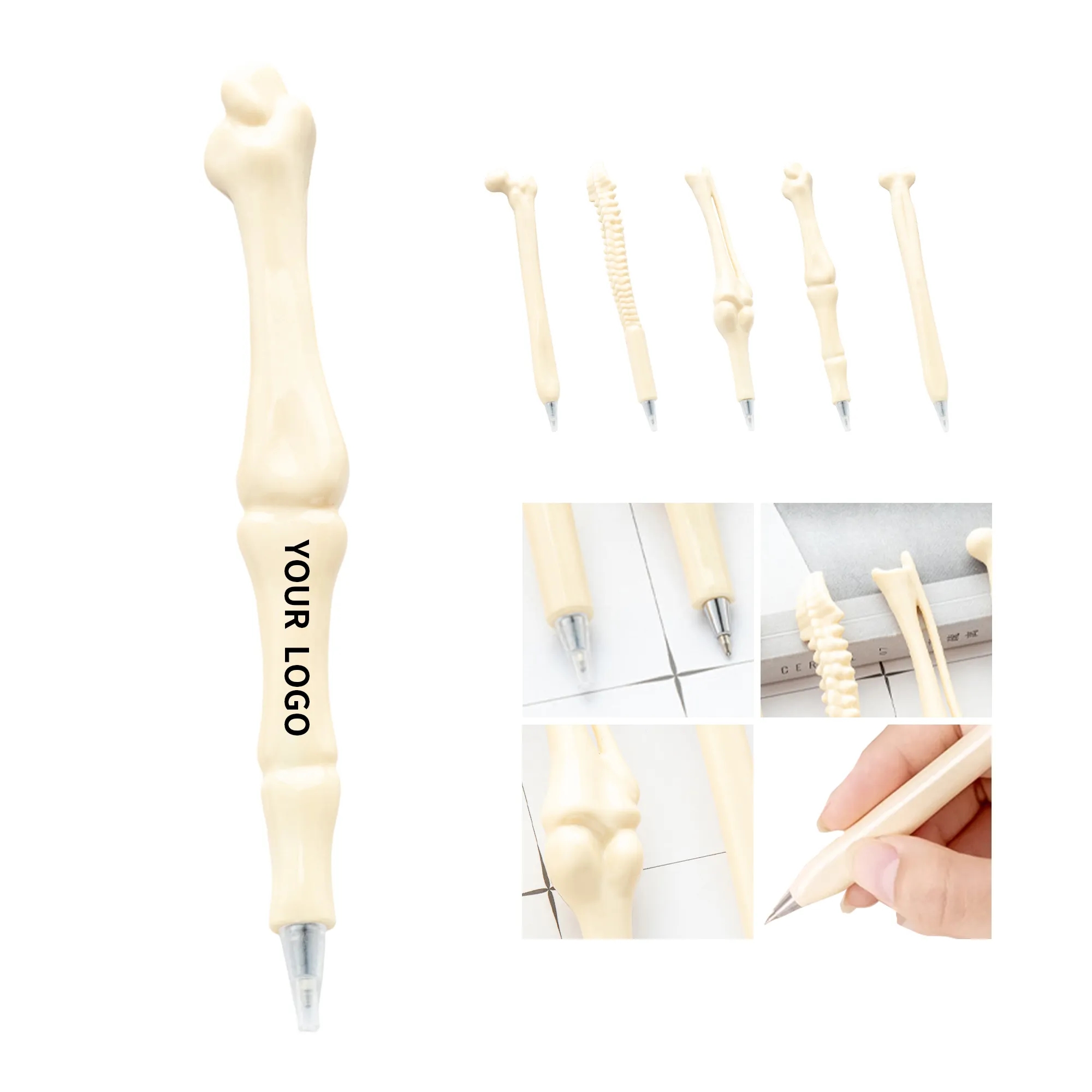 Spine Shaped Ballpoint Pen ABS Plastic 1