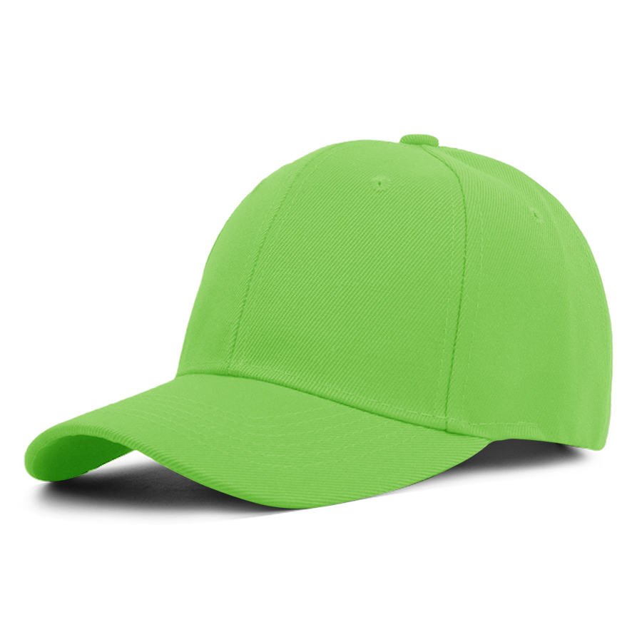 Stock Solid Color Polyester 6-Panel Cap 39